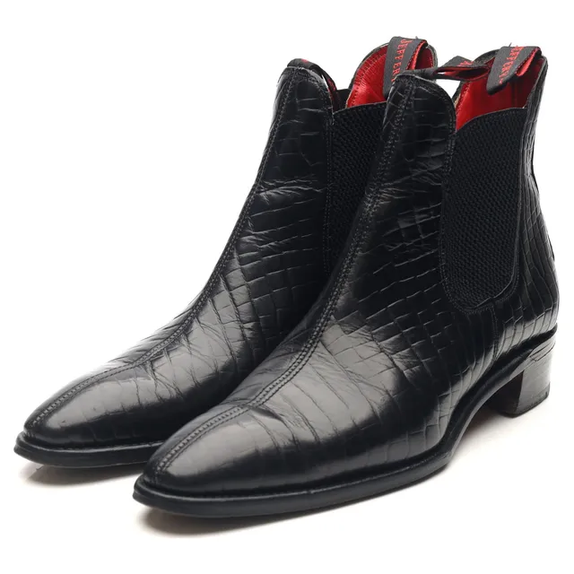 Jeffery West bottines chelsea cuir noir UK 6