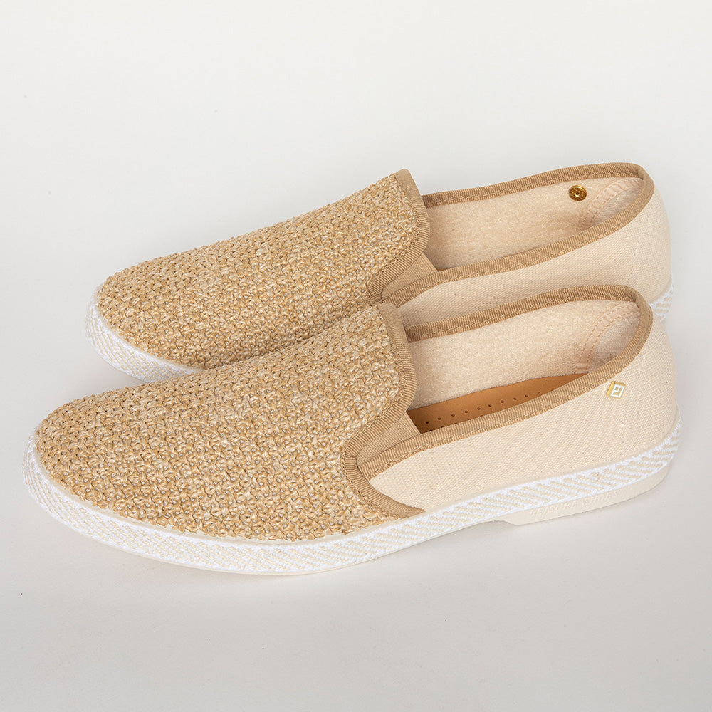 Rivieras Classic Match Nudude Ecru Espadrilles Raphia