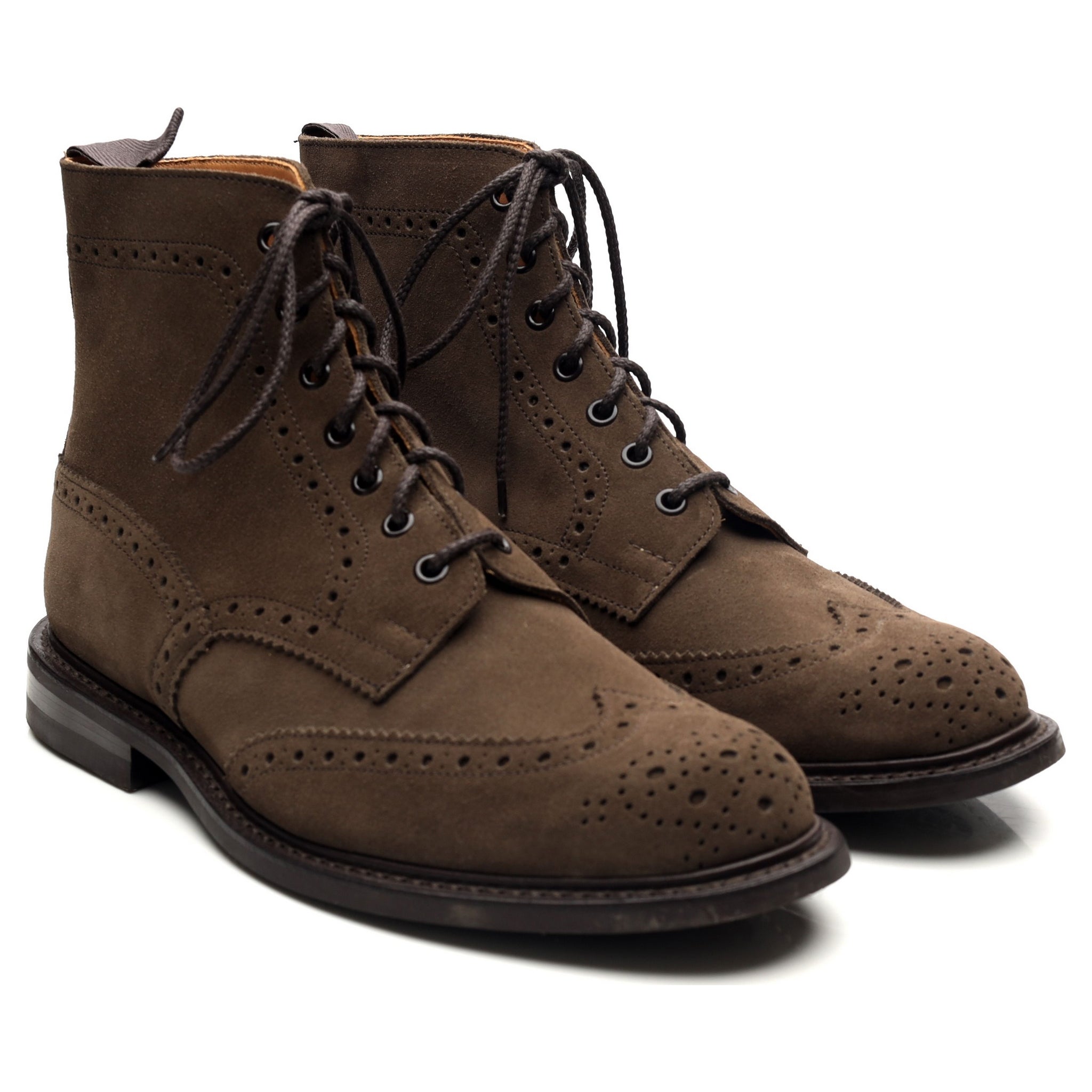 Tricker's Stow boots suède marron clair 9 UK