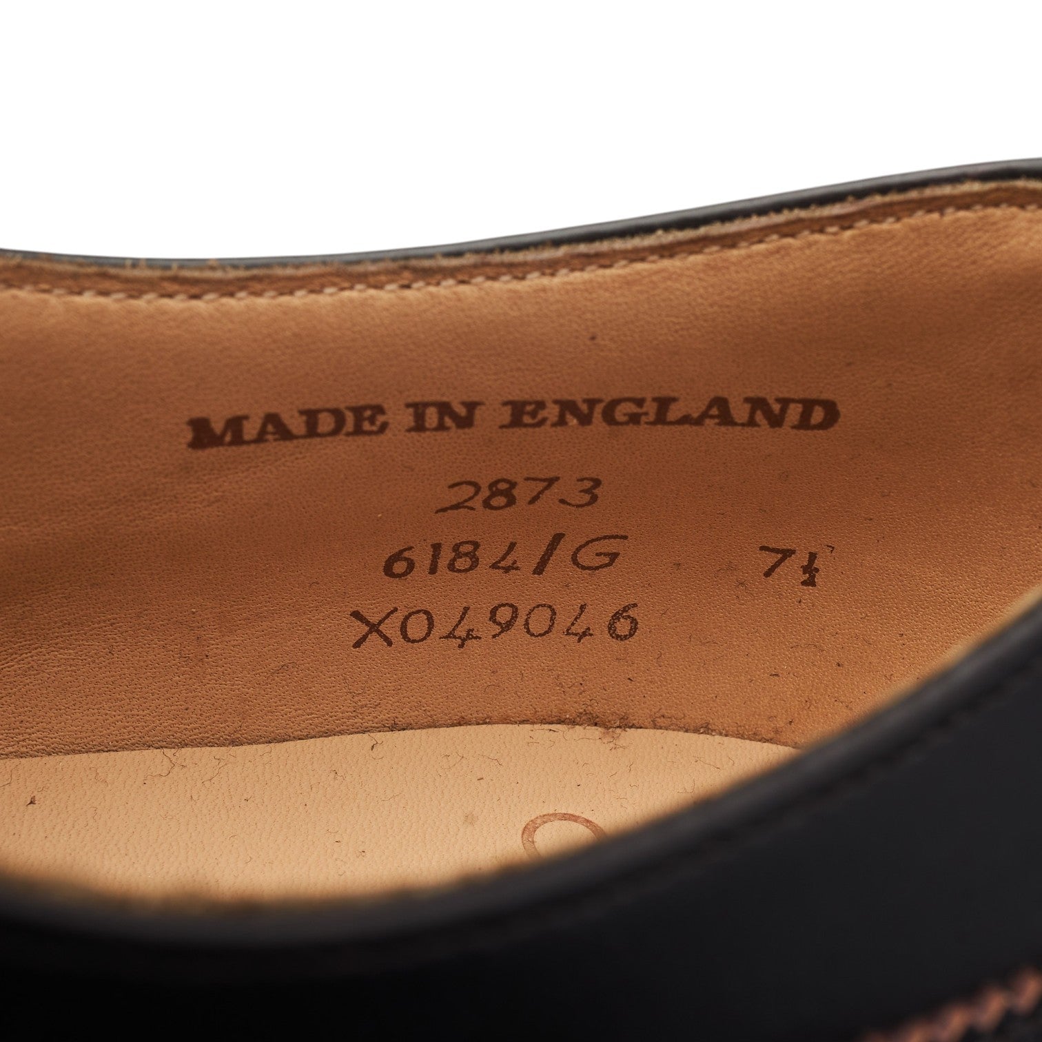 Cheaney 2873 richelieu brogue cuir marron UK 7.5