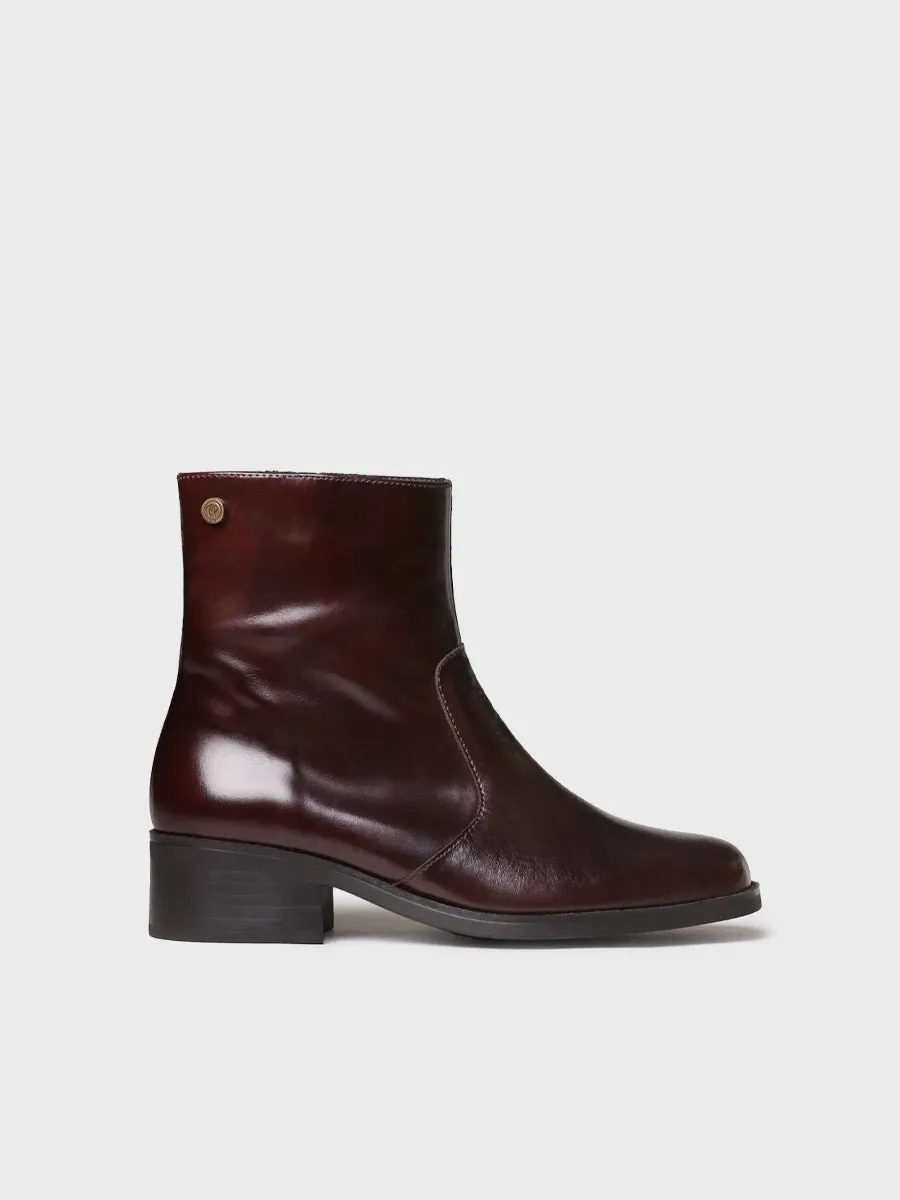 Toni Pons Tormes-P bottine cuir talon bloc zip