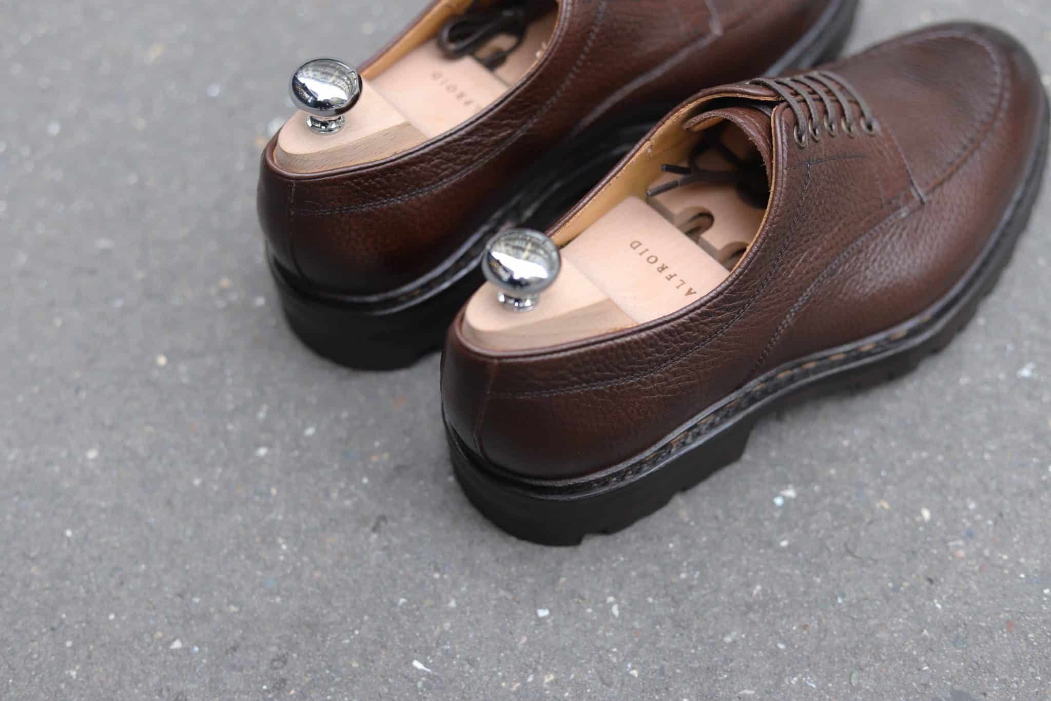 Malfroid Defender derby cuir grainé semelle commando