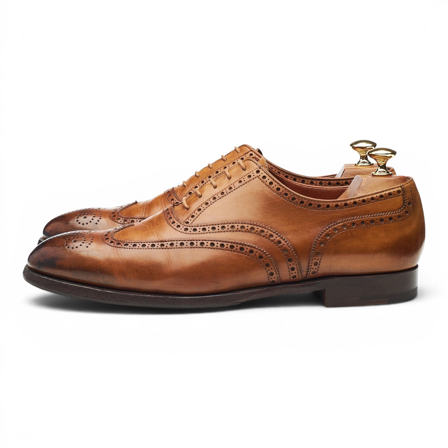 Crockett & Jones Clifford brogues cuir marron pointure 9 UK