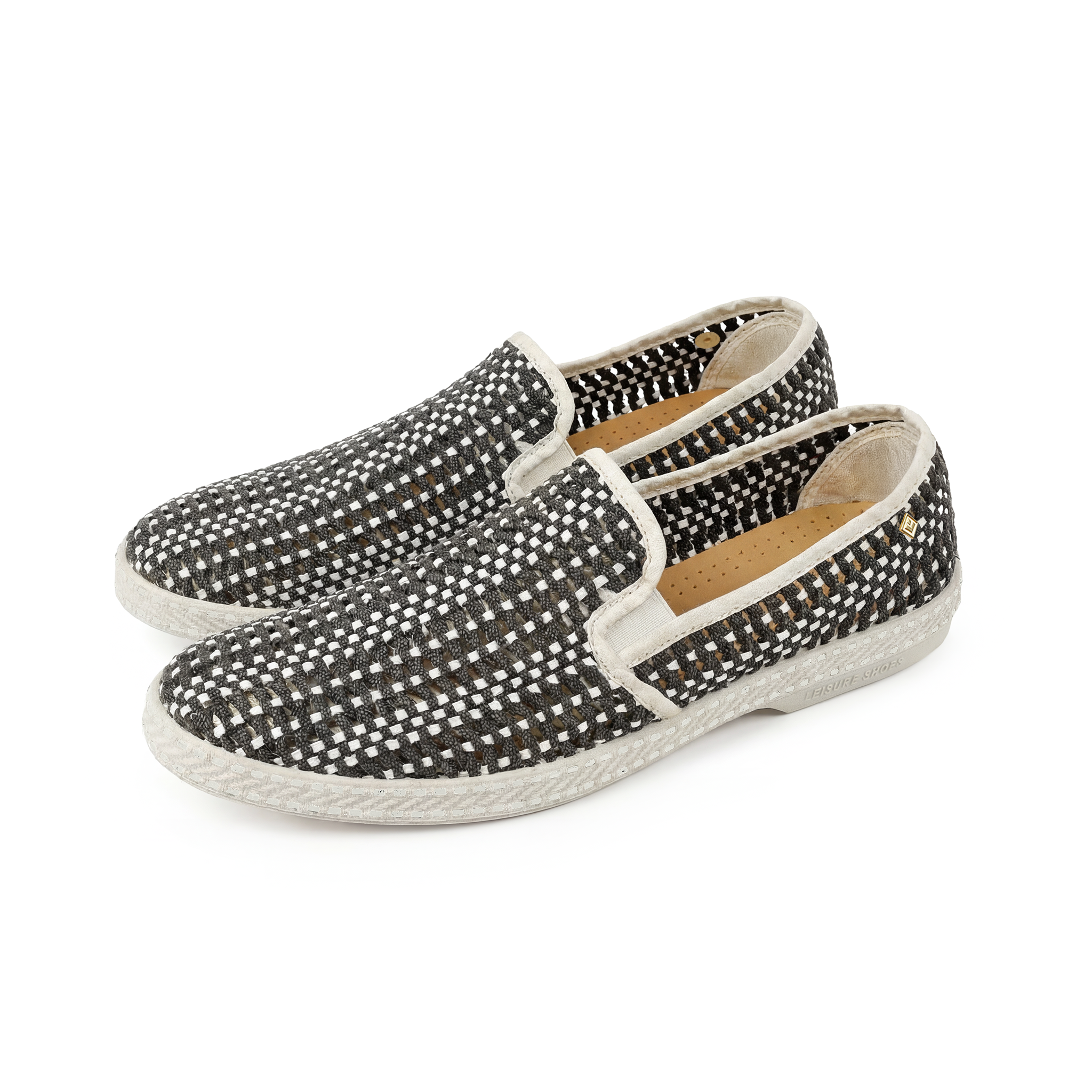 Rivieras Classic Roma 3132 espadrilles noir tissé