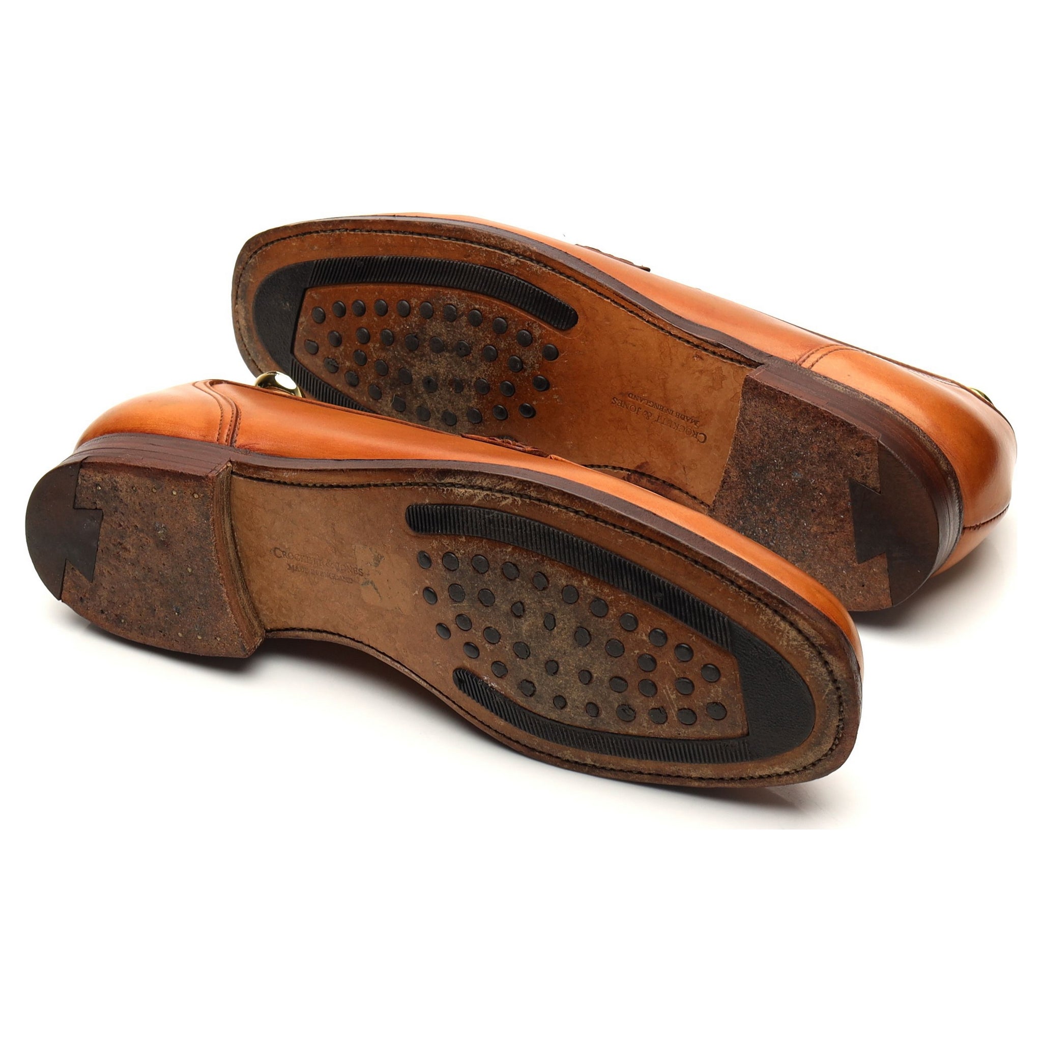 Crockett & Jones Kent mocassins cuir marron 8 UK