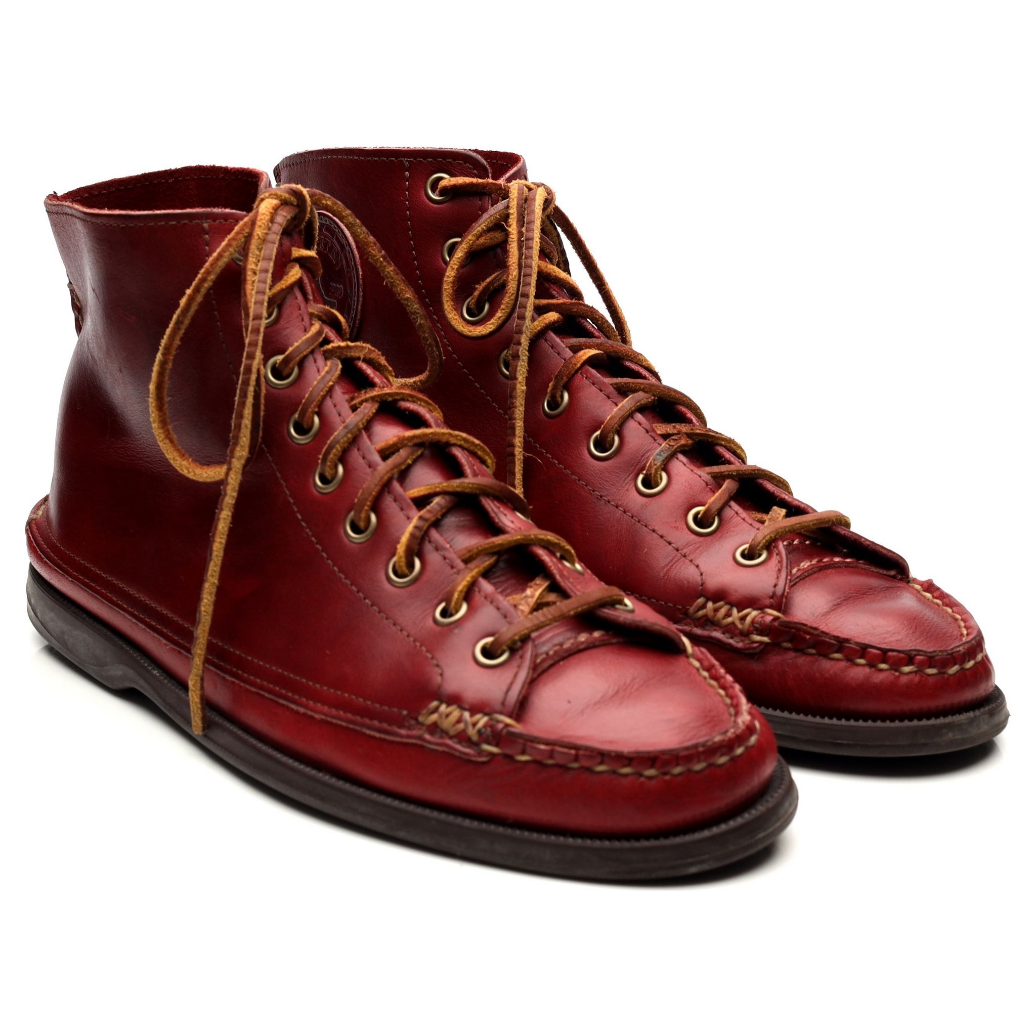 Yuketen bottes cuir rouge pointure 8 UK