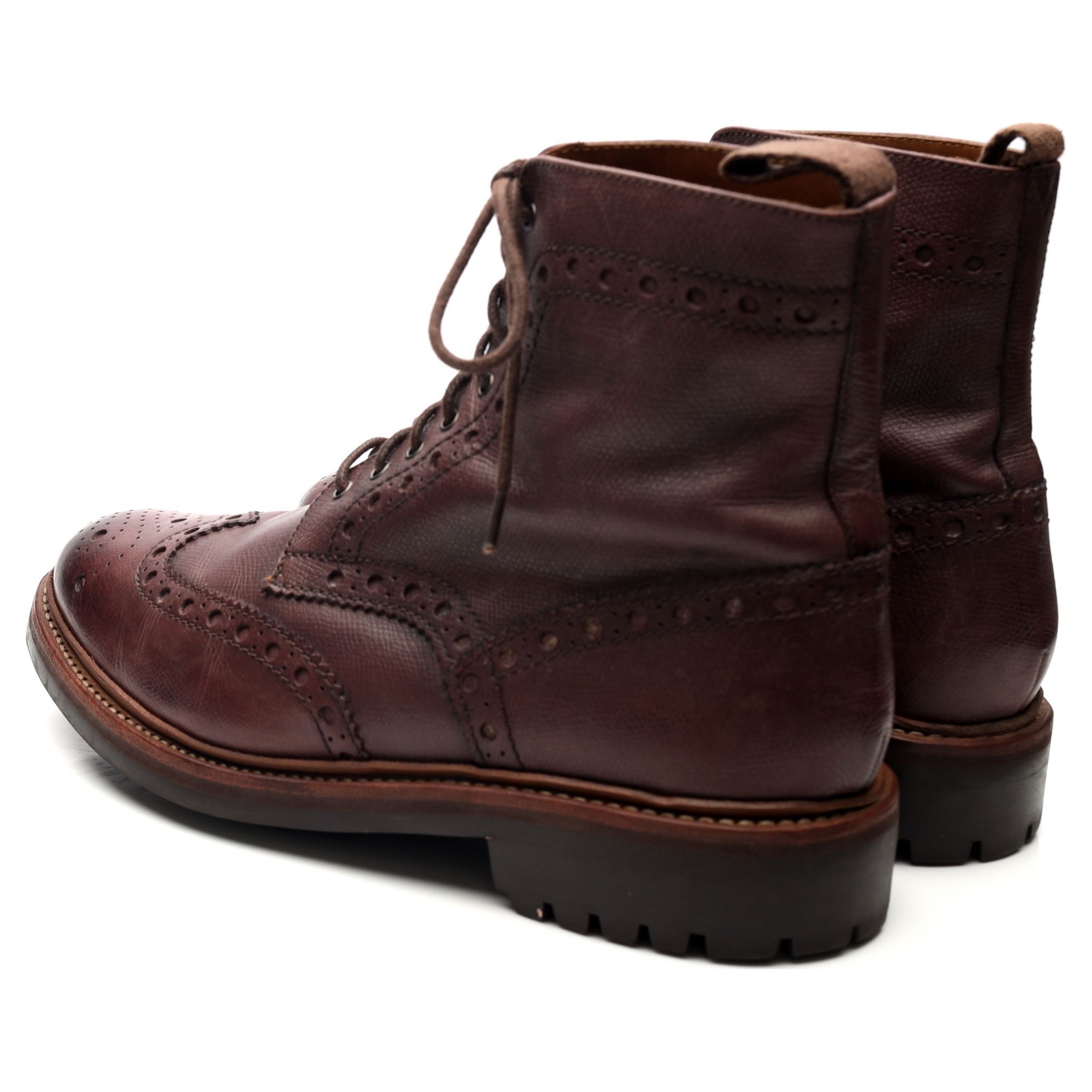 Grenson Fred bottines cuir bordeaux 9 UK large