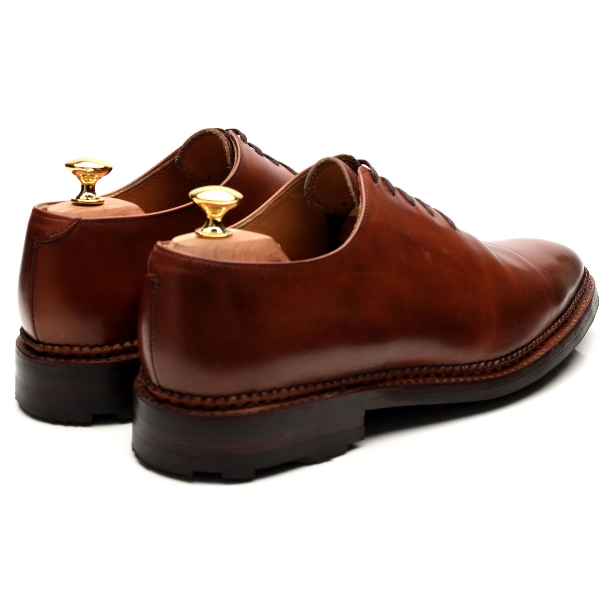 Bowen Wholecut Oxford cuir marron pointure UK 10.5