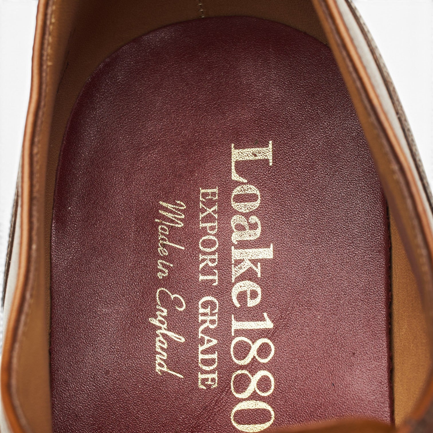Loake 1880 Warminster oxford brogue cuir marron UK 8