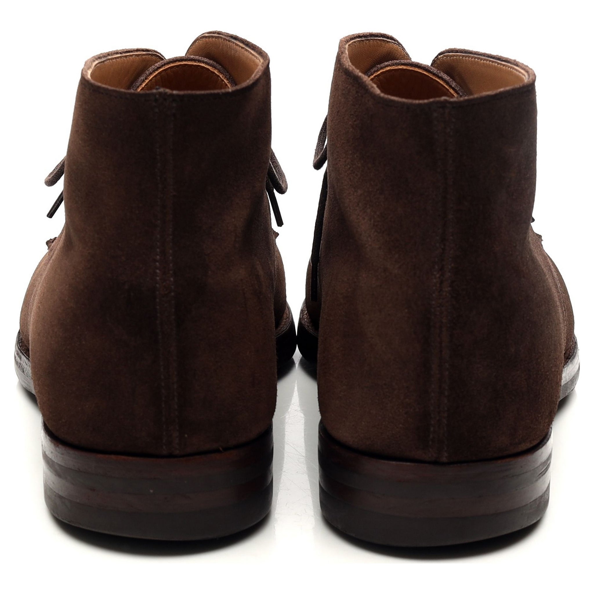 Crockett & Jones Tetbury bottines daim marron UK 10