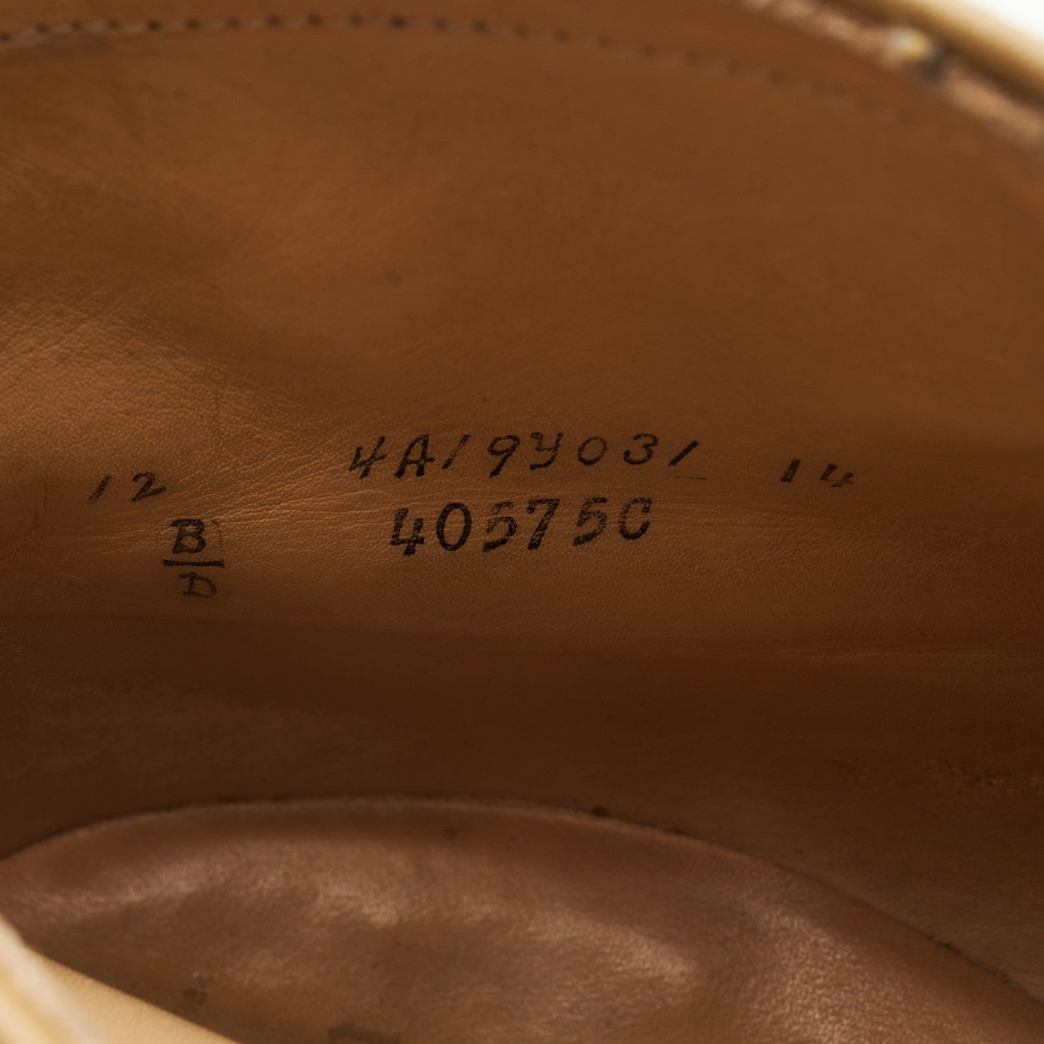 Alden Indy 40575C boots daim beige pointure UK 11.5