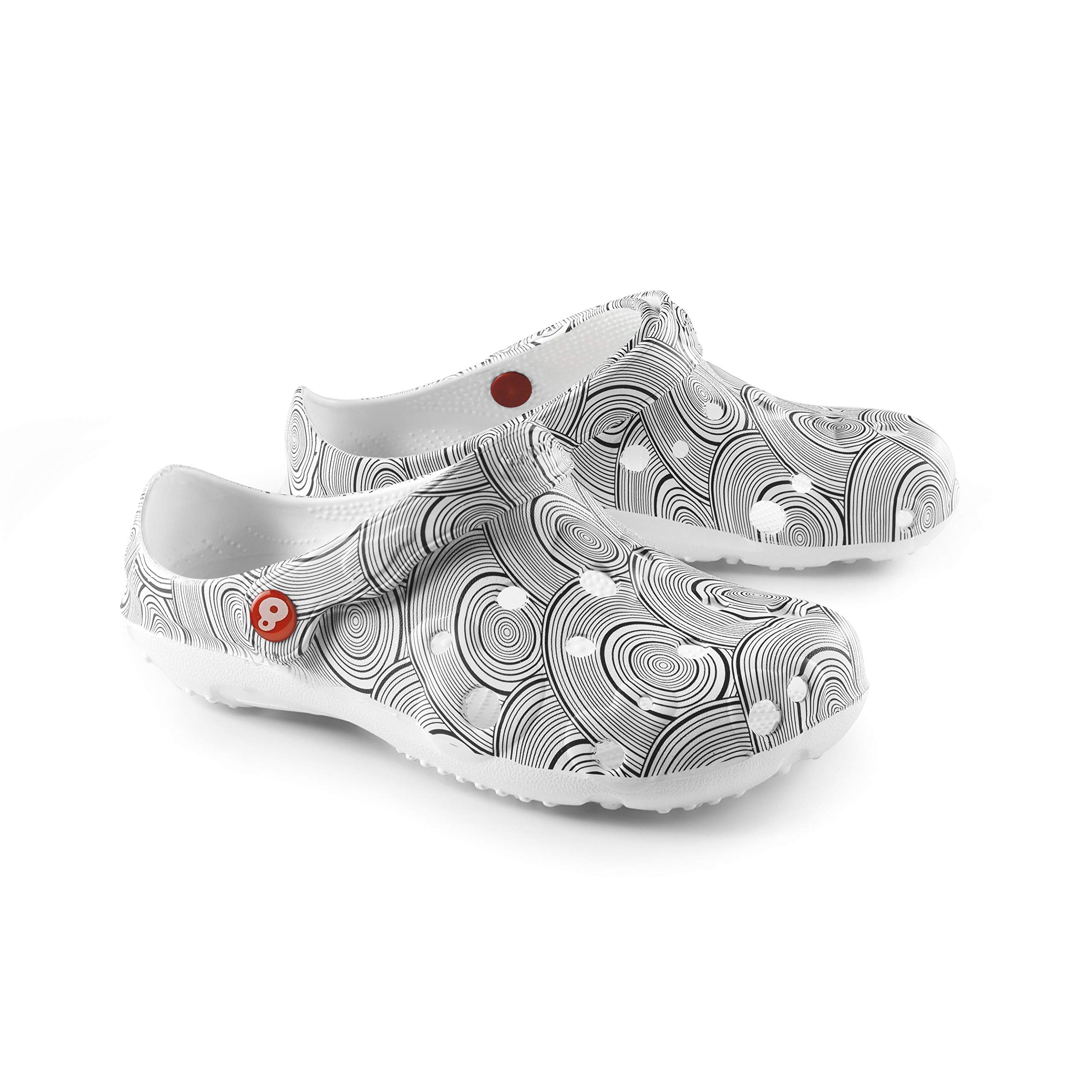 Schu'zz Globule Imprime sabot femme Cercles 36