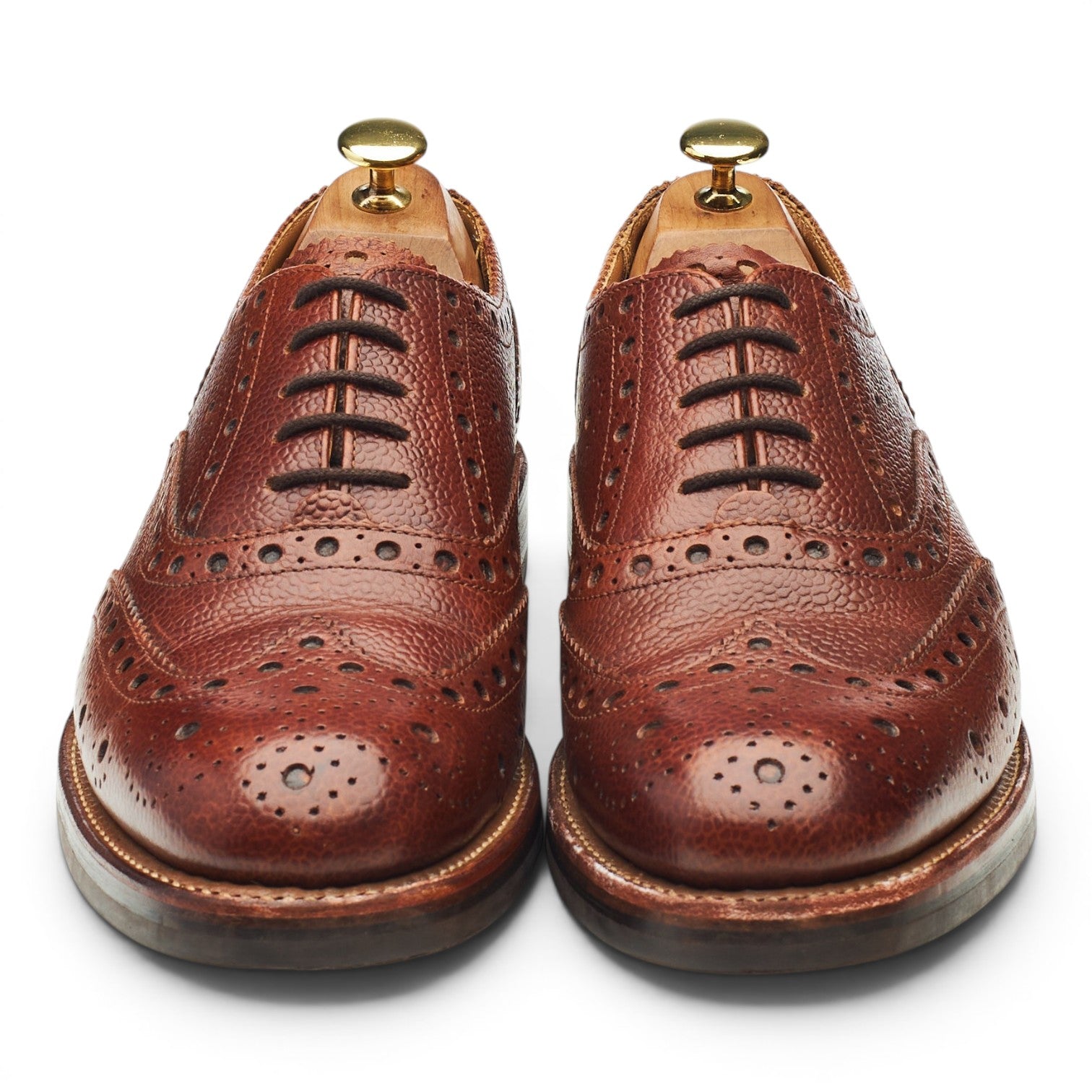 Grenson brogues oxford cuir marron pointure UK 8.5