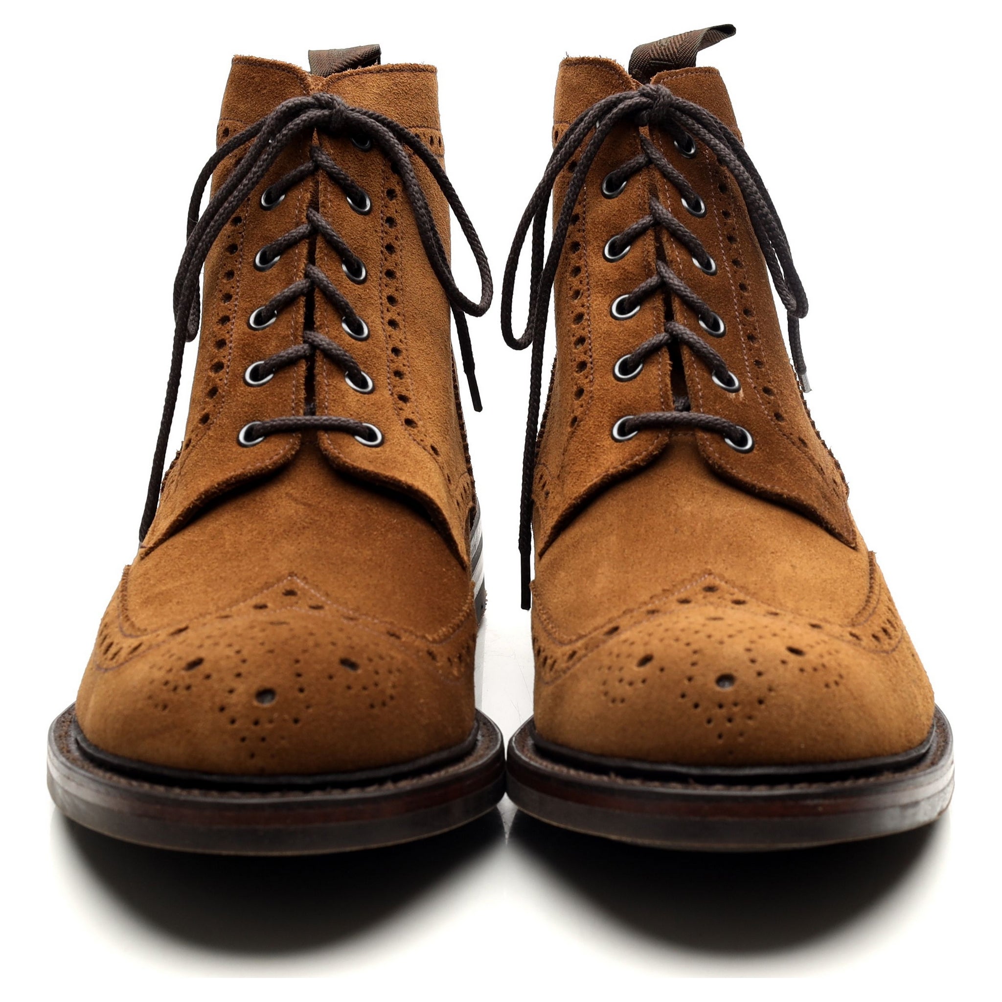 Loake 1880 Bedale bottines UK 11 G daim marron brogue