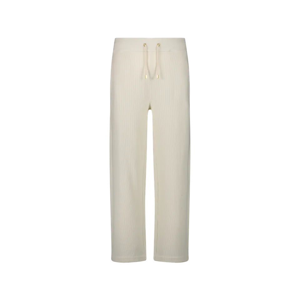 RIVIERAS Trinquet pantalon écru coton interlock