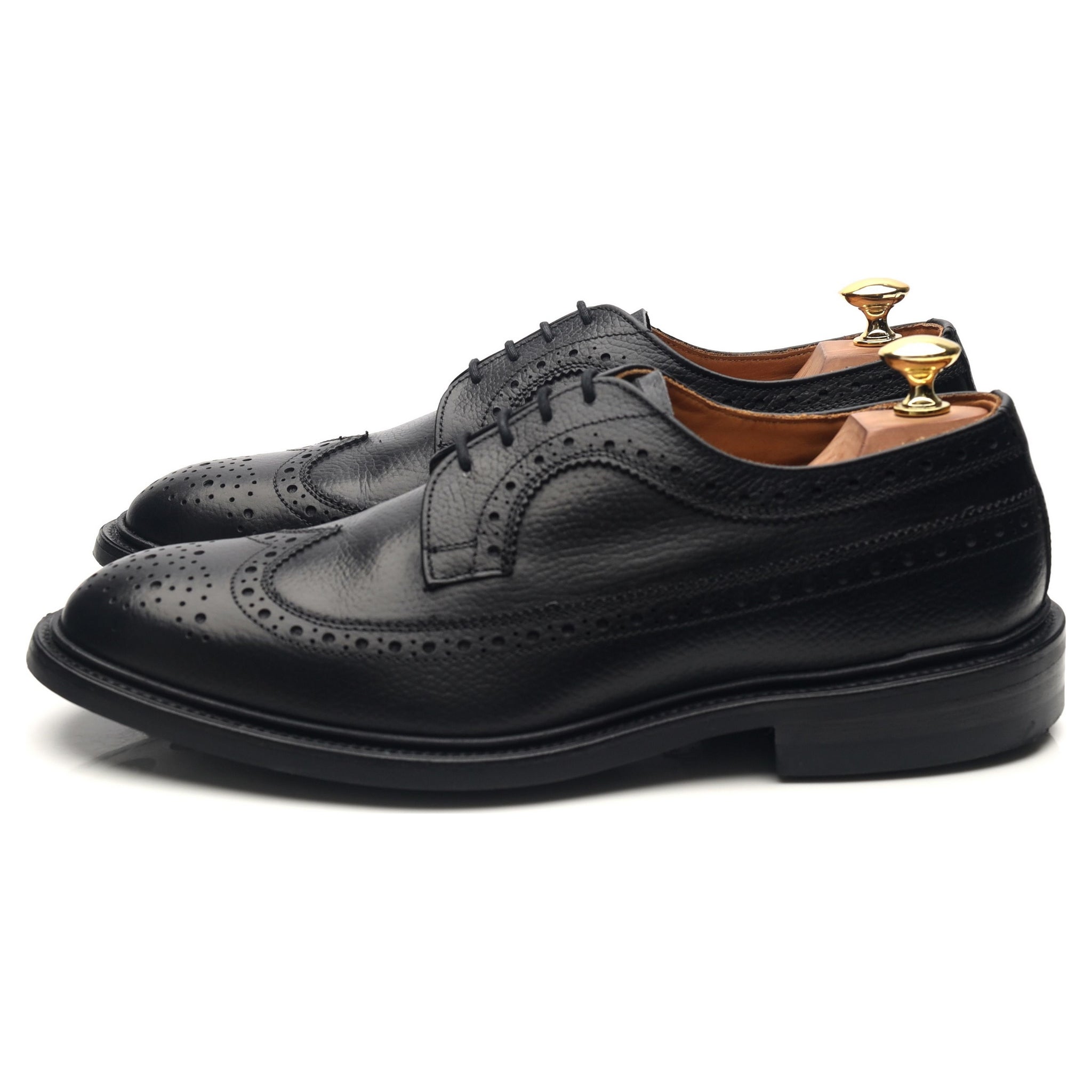Tricker's Richard derby cuir noir grainé 8,5