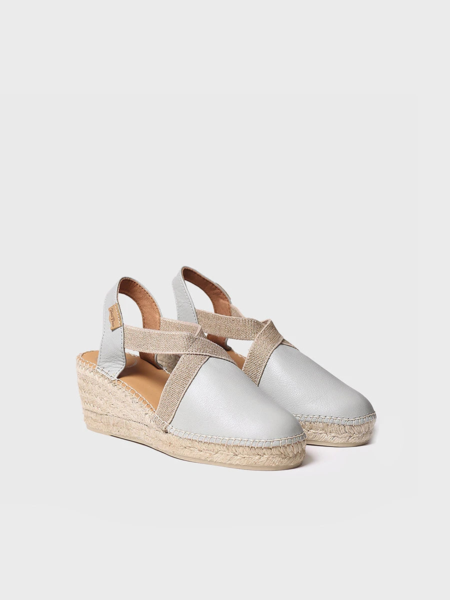 Toni Pons Tossa espadrille femme cuir compensée 6 cm