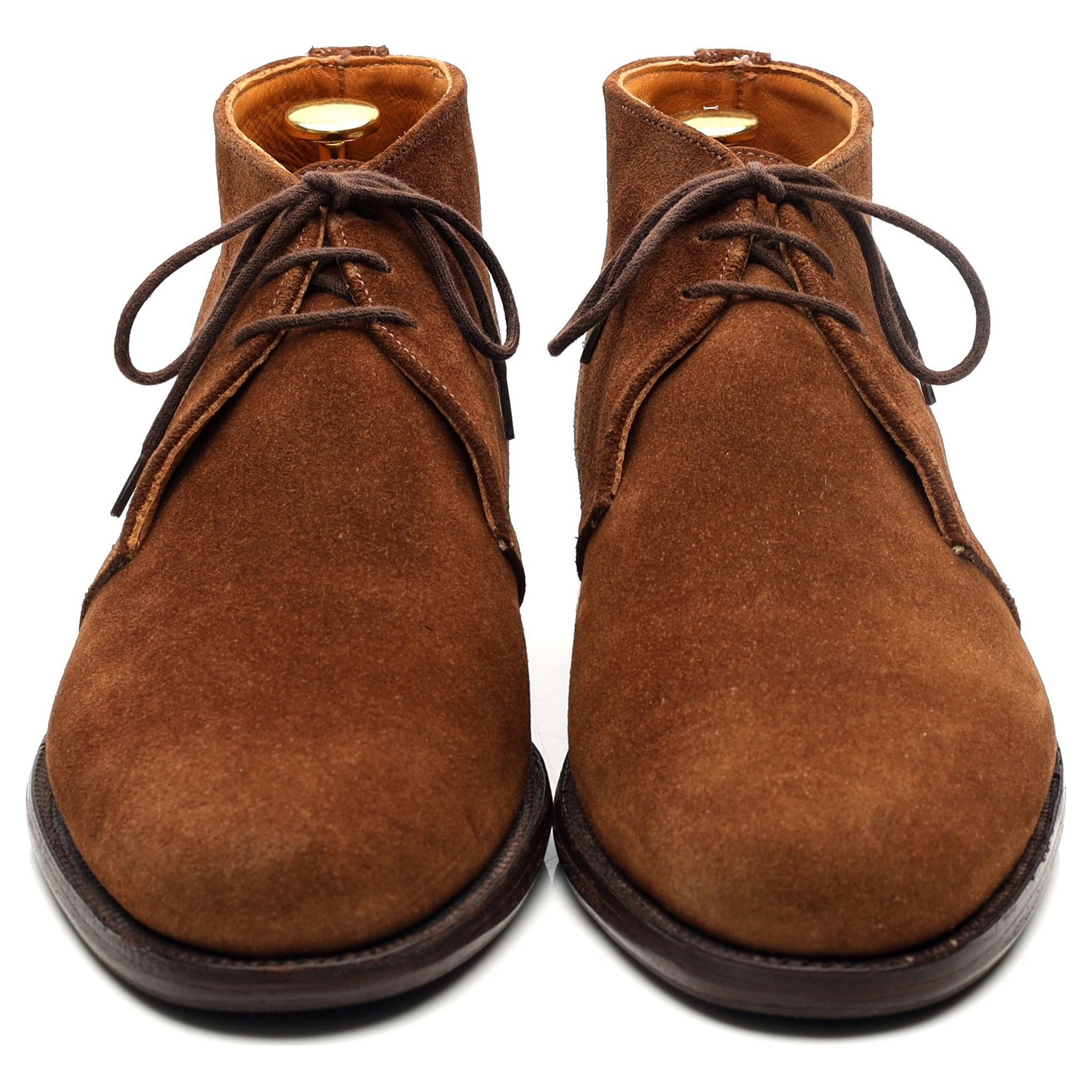 Trickers Sandhurst boots daim marron UK 7