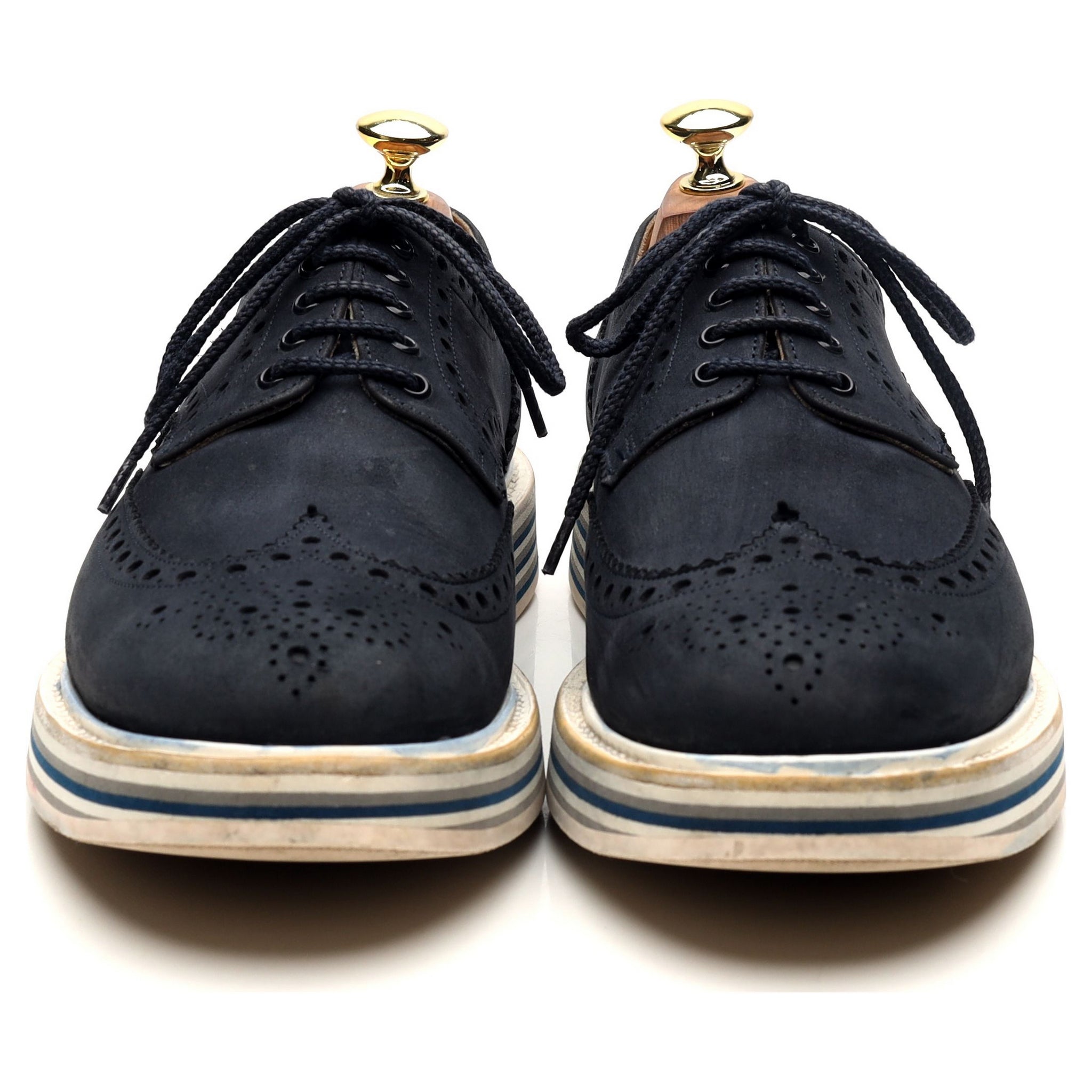 Church's Naburn 3 derby nubuck bleu pointure 7,5
