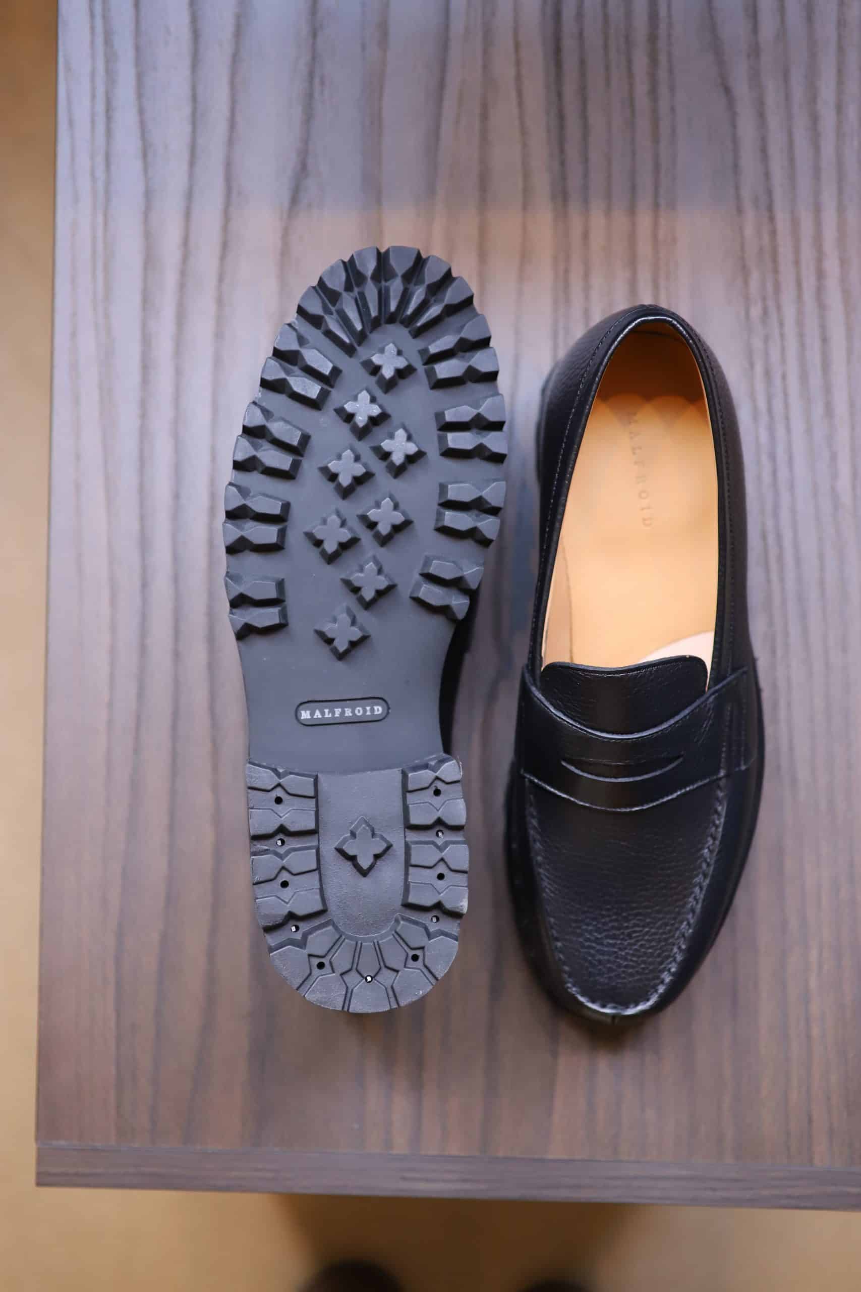 Malfroid Tilsitt II mocassin cuir grainé semelle commando