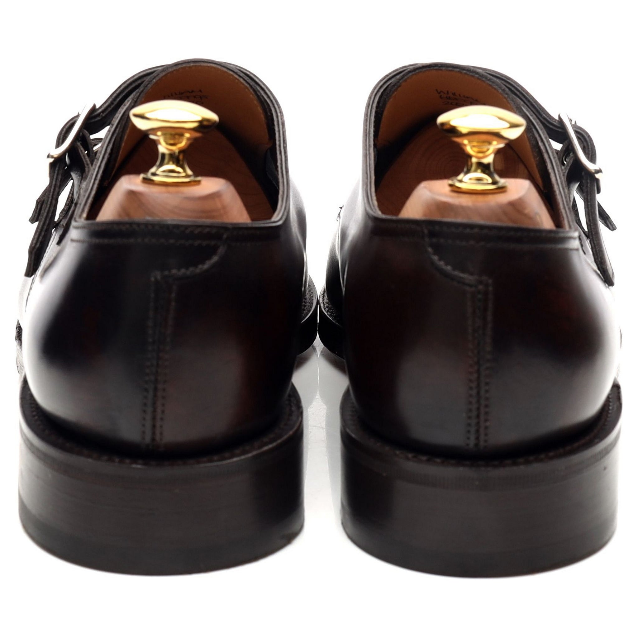 John Lobb William derbies double boucle marron UK 6.5