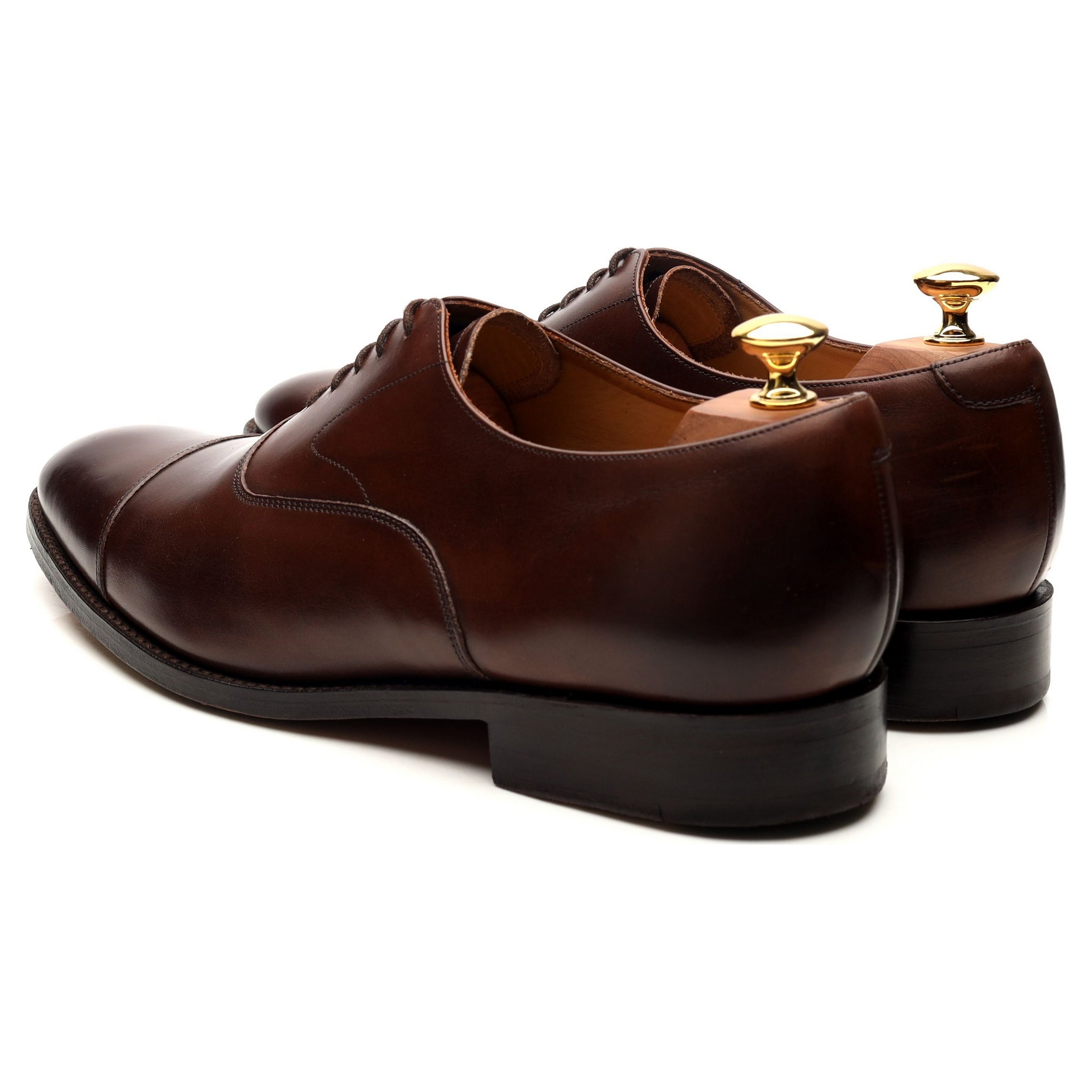 Barker Malvern Oxford cuir marron pointure UK 9