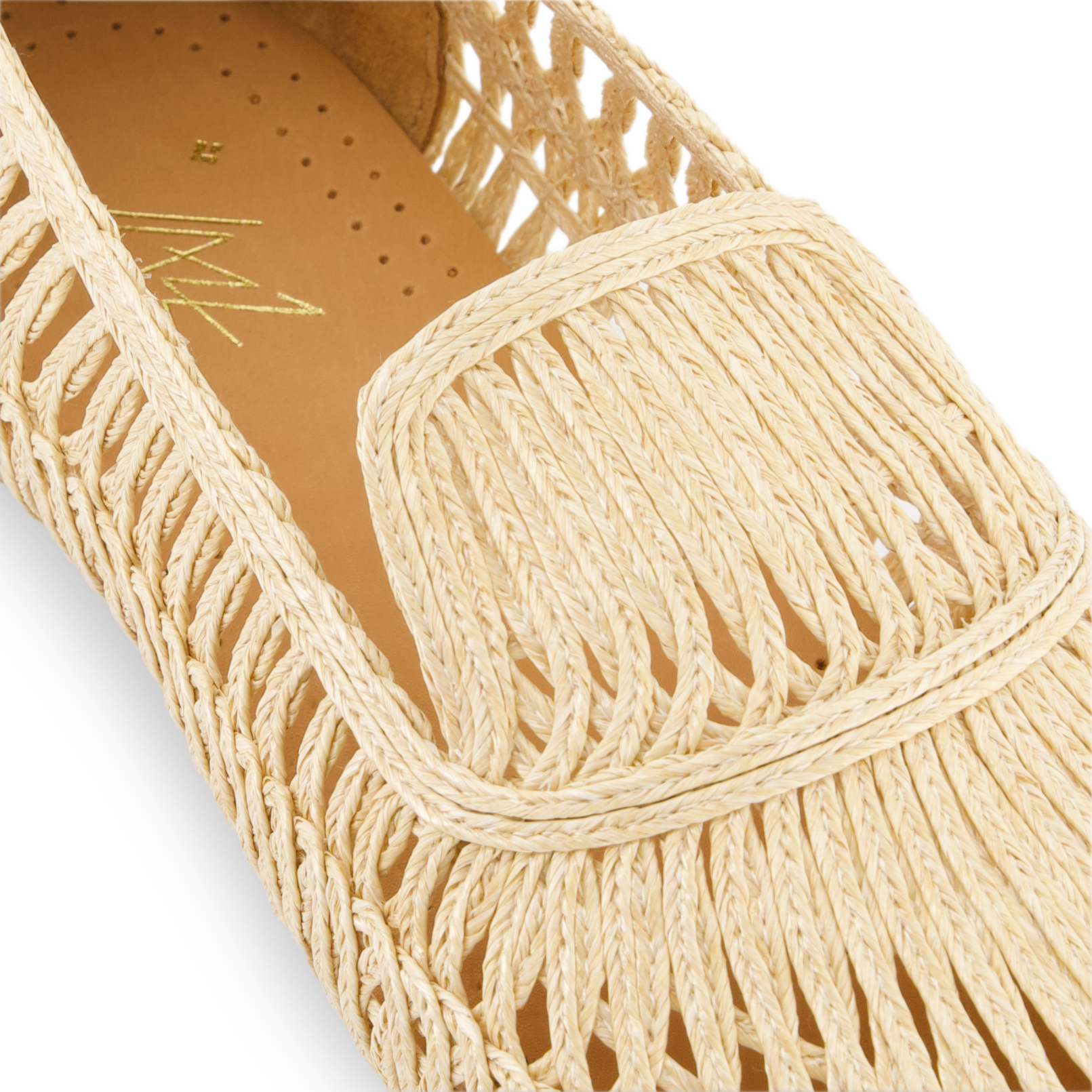 Rivieras Jazz J120 espadrilles raphia naturel ajouré