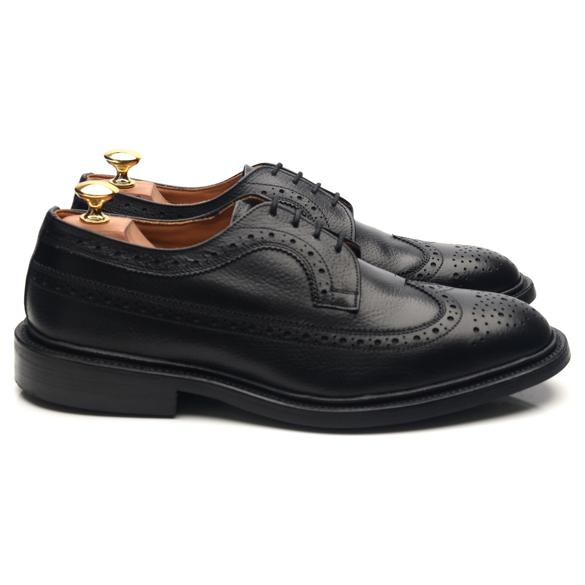 Tricker's Richard derby cuir noir grainé 8,5