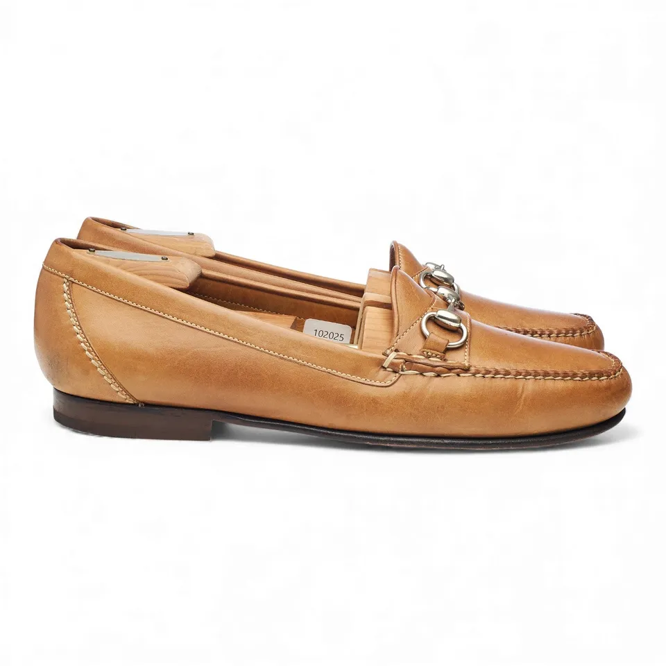 Martin Dingman mocassins à mors cuir marron UK 9.5