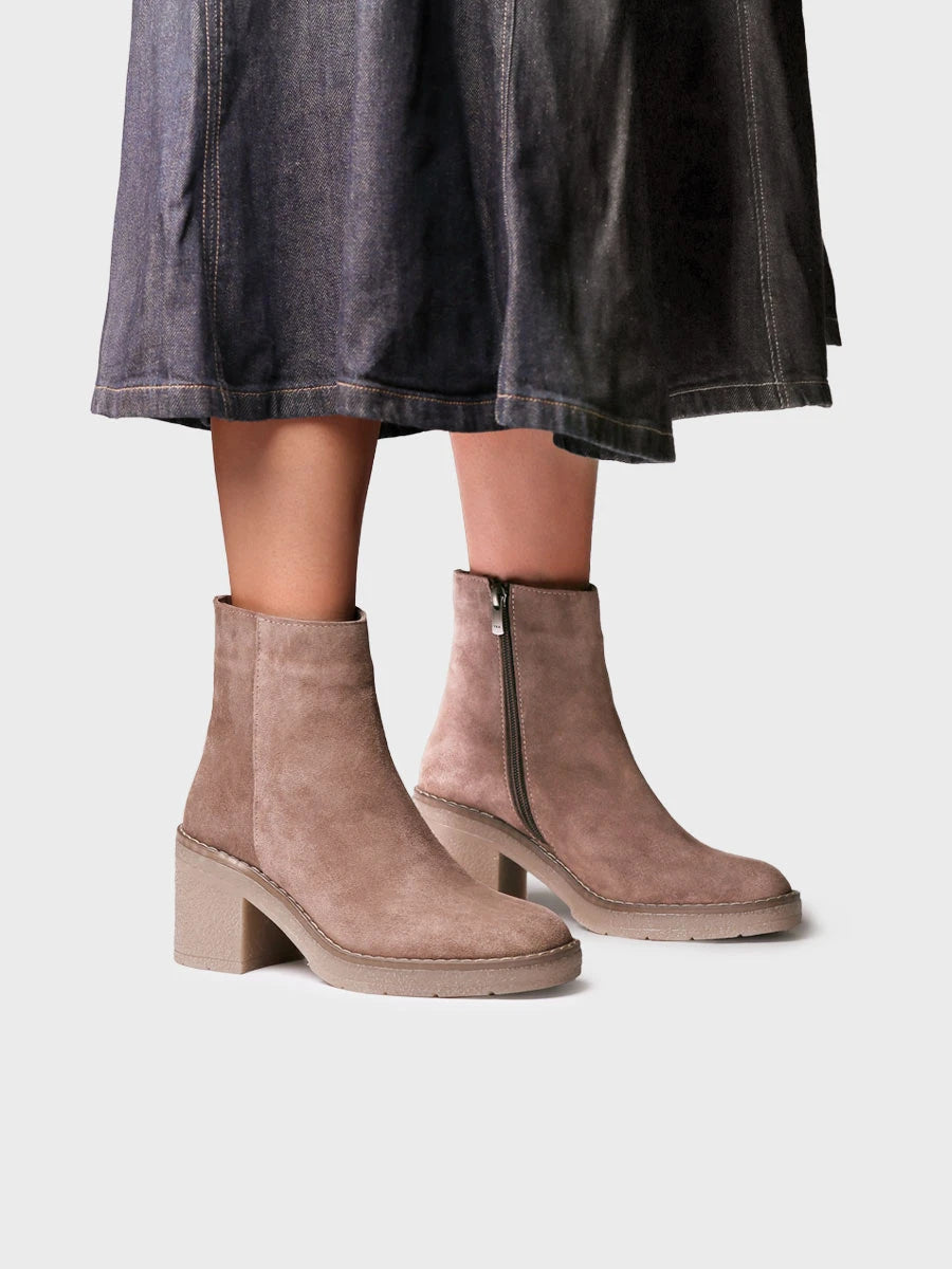 Toni Pons Prades-P bottines cuir femme zip talon 7 cm