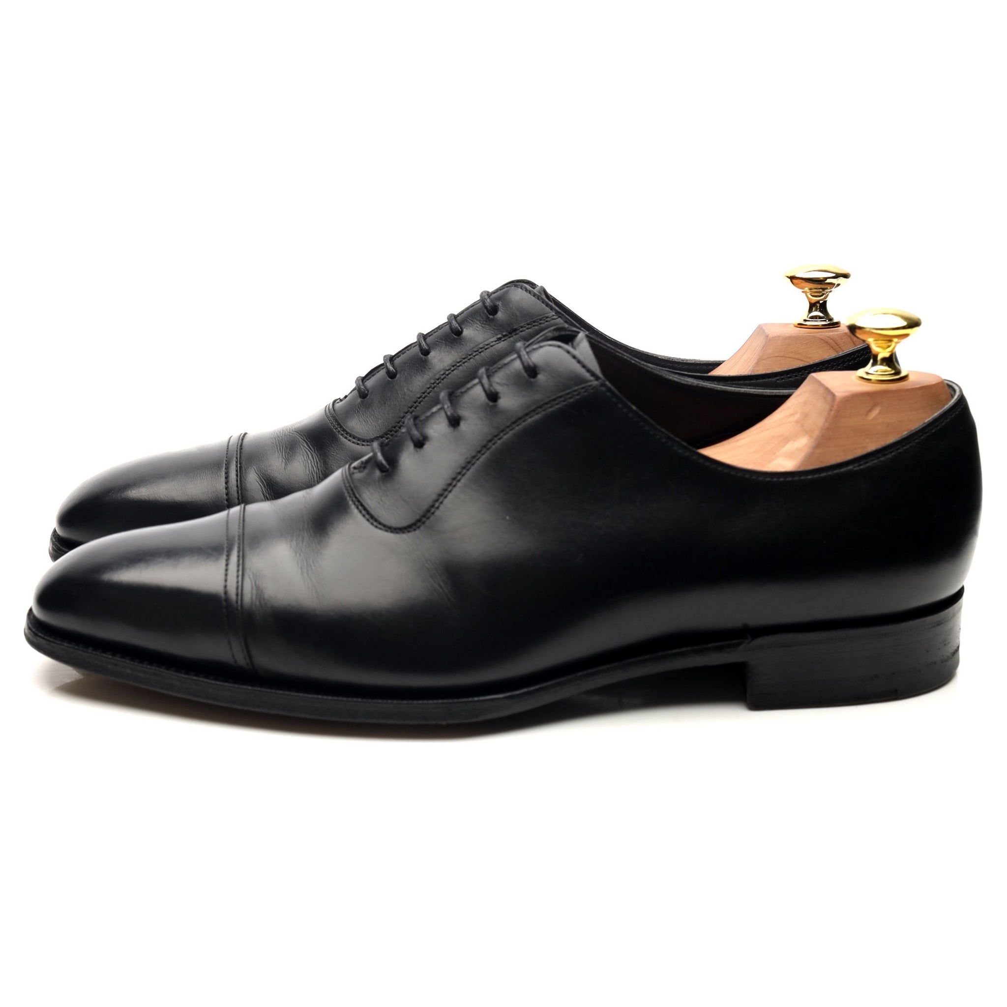 Edward Green oxford cuir noir pointure 8.5
