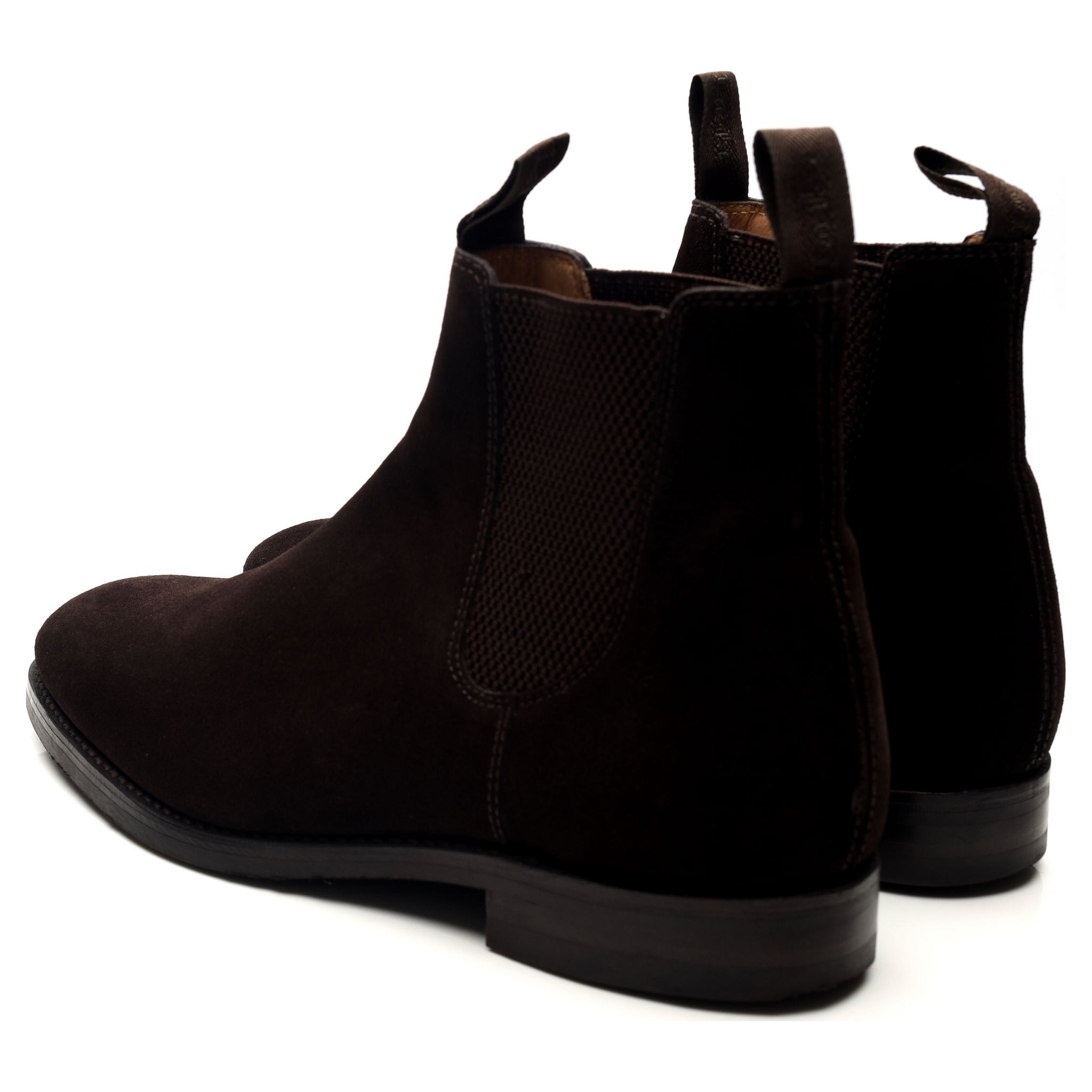 Loake 1880 Chatsworth Boots Chelsea Daim Marron UK 10