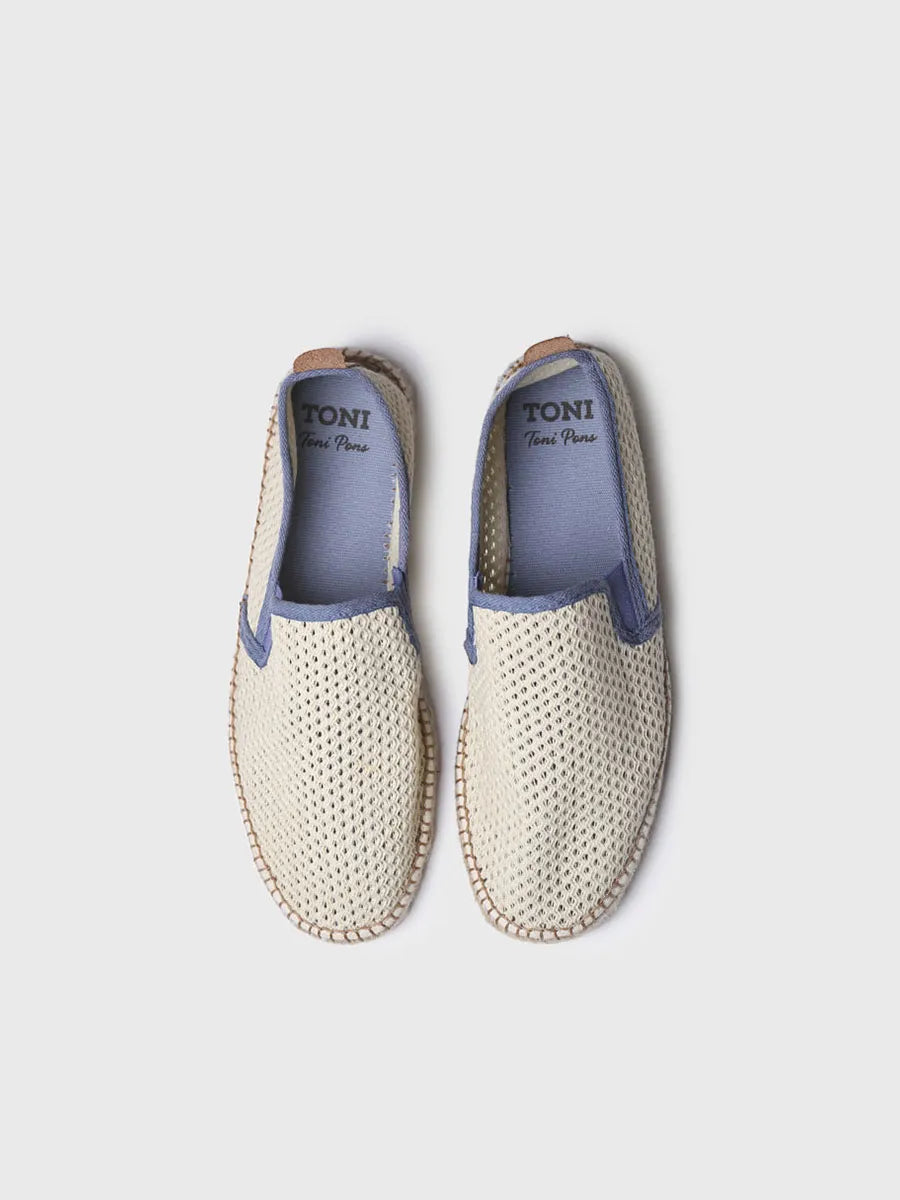 Toni Pons Didac espadrille homme toile écru
