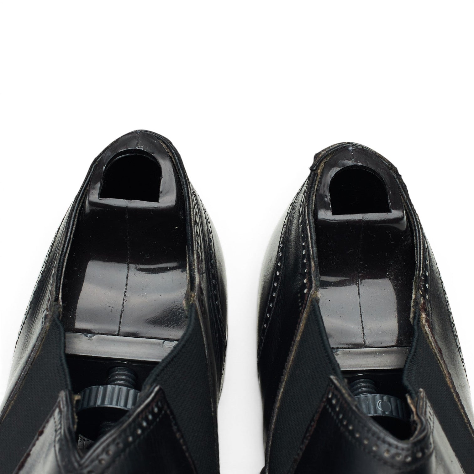 George Cleverley Lazyman mocassin cuir noir UK 6,5