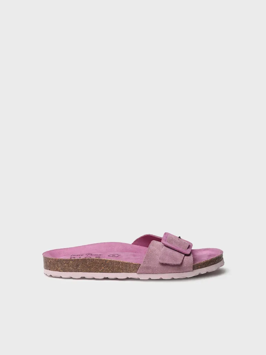 Toni Pons Glide-QT sandale bio liège boucle lavande