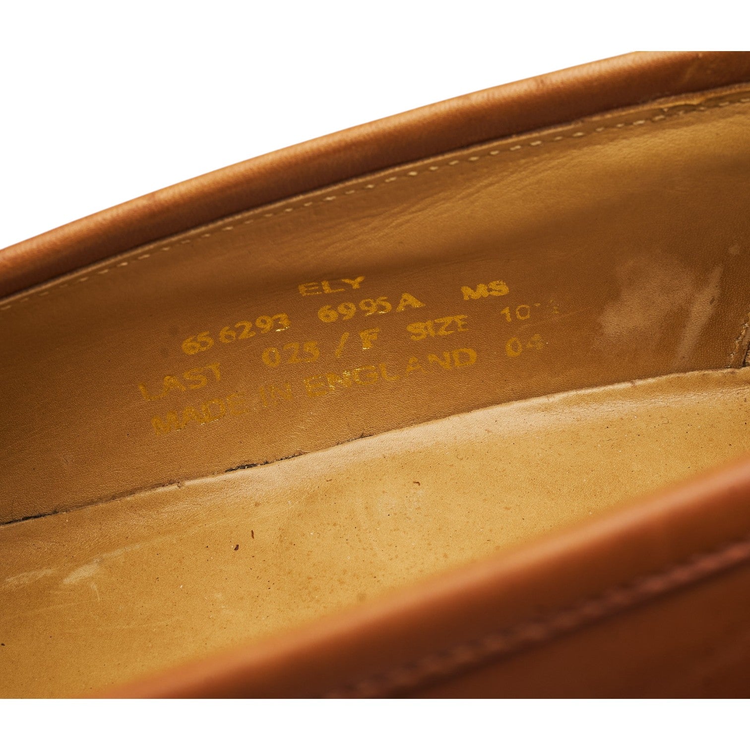 Loake 1880 Ely mocassin cuir tan 10,5 semelle cuir