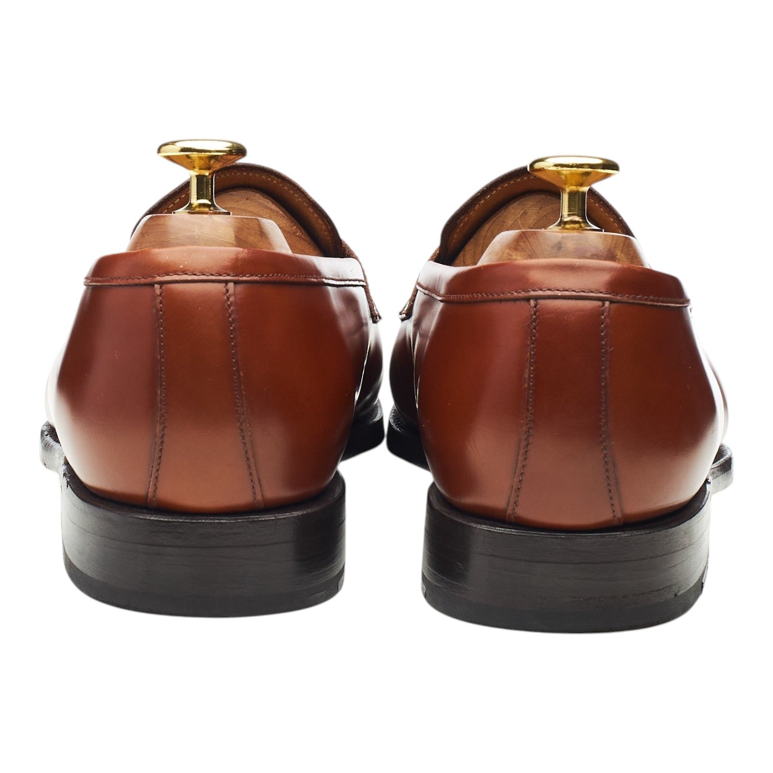 Morjas mocassins cuir marron clair homme UK 8