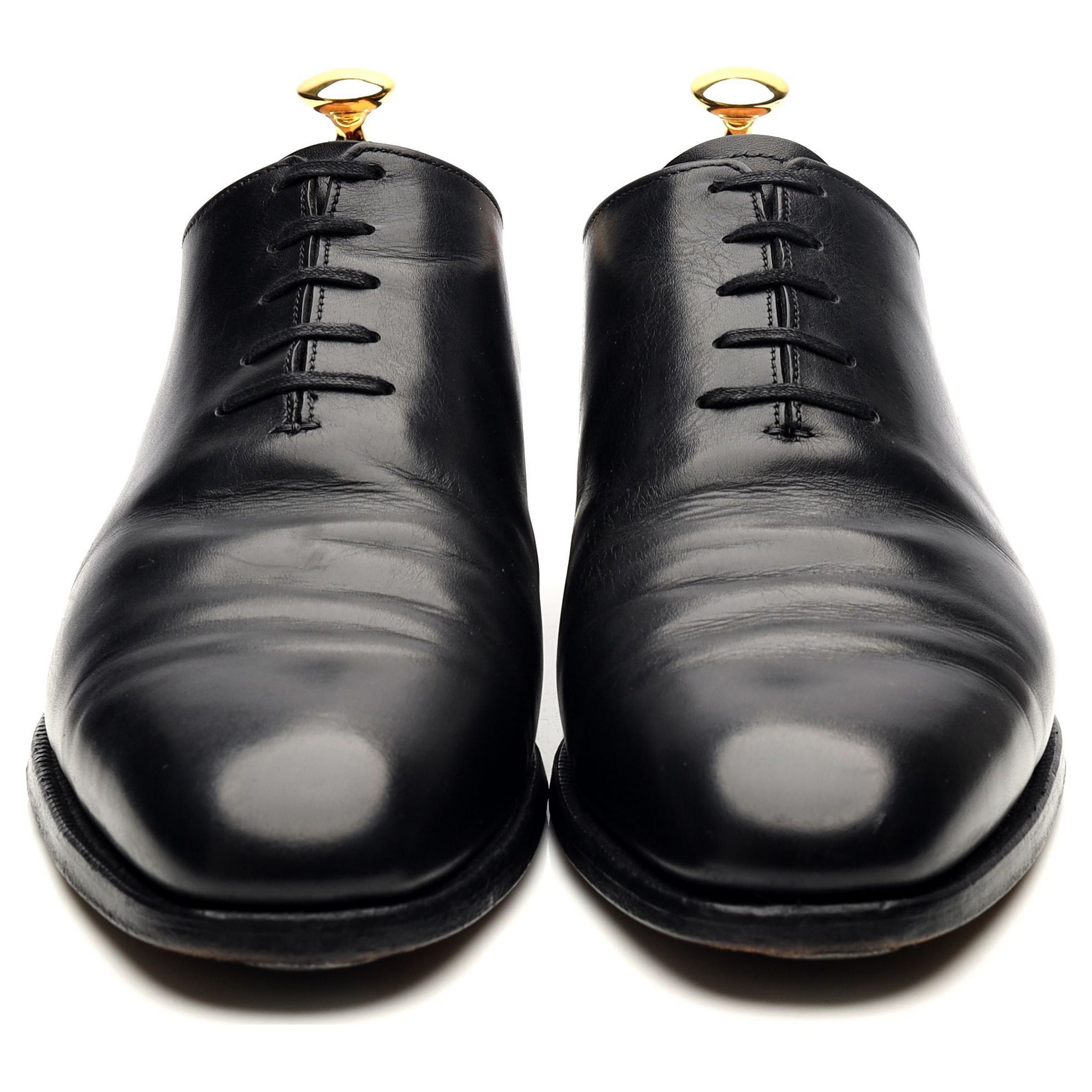 Bowen richelieu wholecut cuir noir pointure 10.5 UK