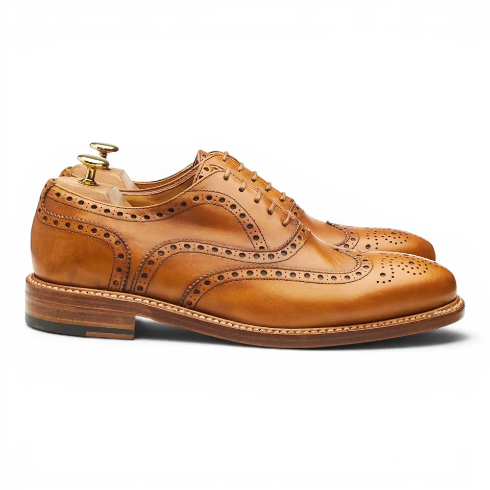 Berwick Balfour 2817 oxford cuir marron UK 7.5
