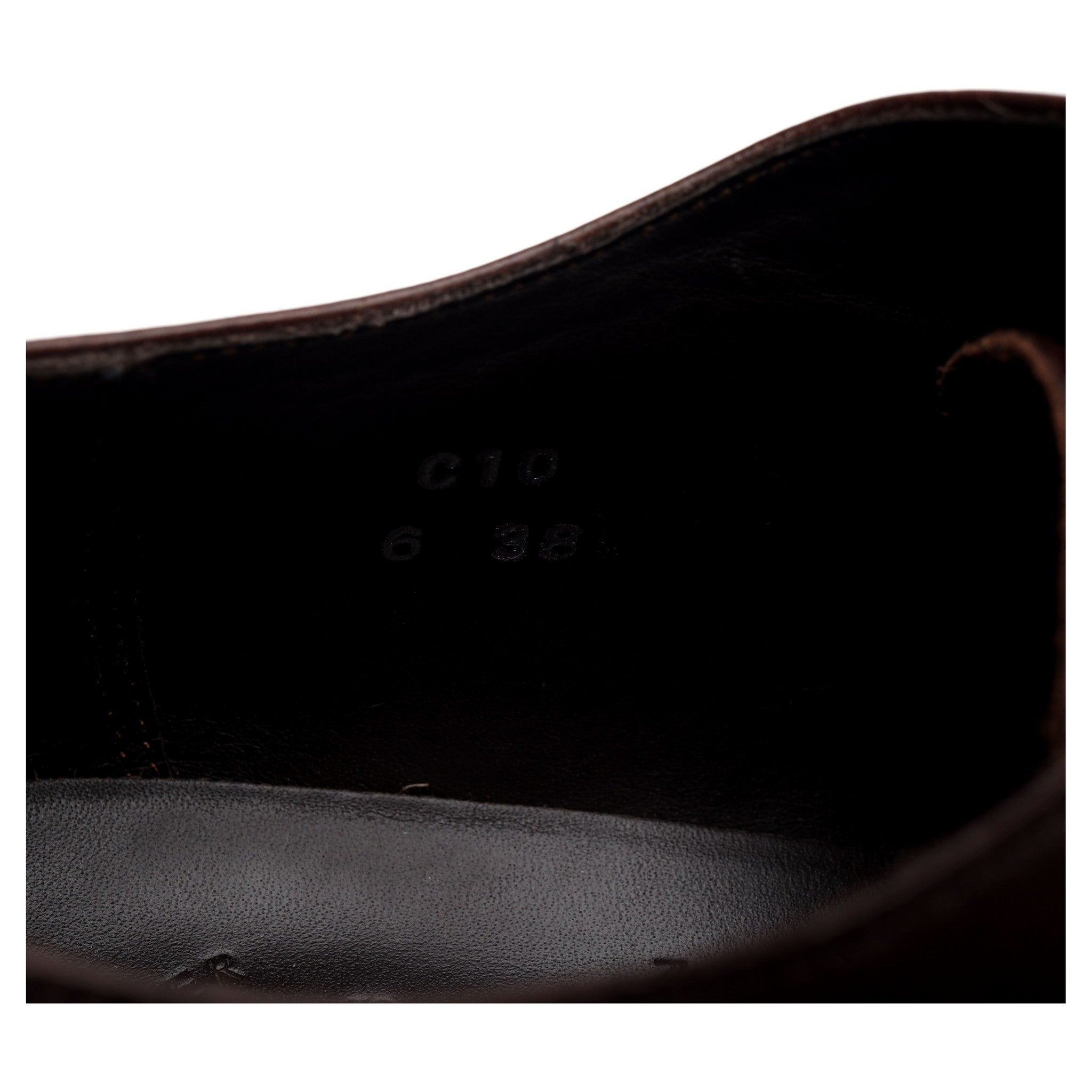 CNES Shoemaker C10 richelieu cuir marron UK 6