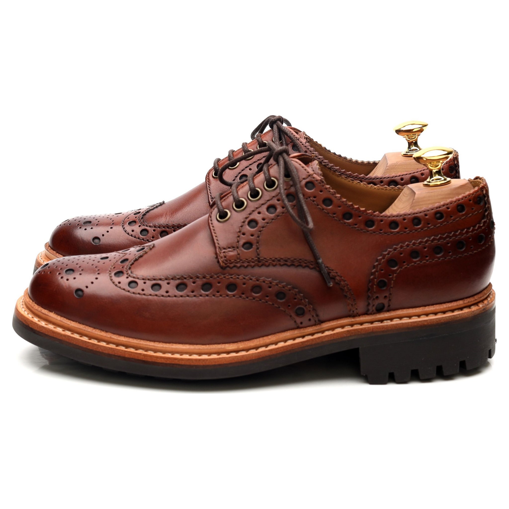 Grenson Archie derby cuir camel UK 6.5