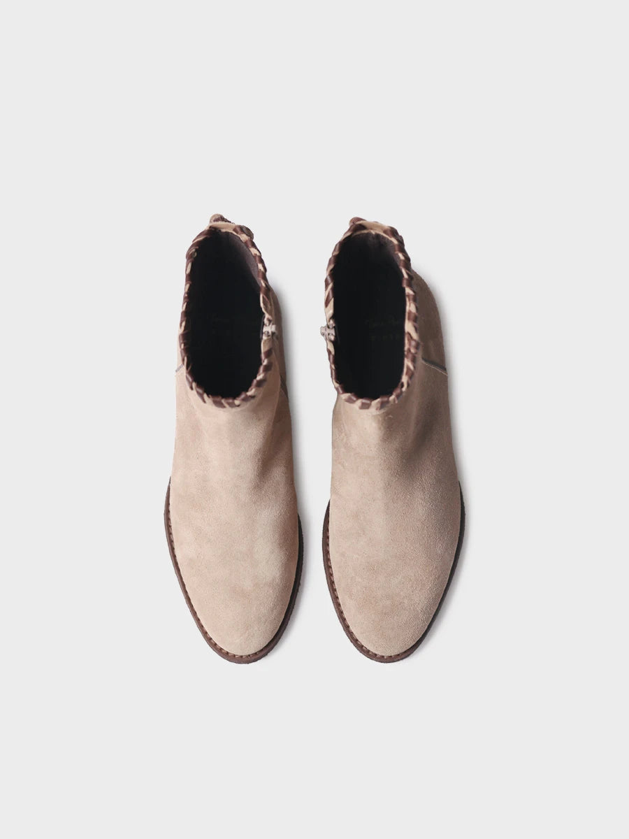 Toni Pons Paterna-SY Bottine Femme Suède Talon 4,5 cm