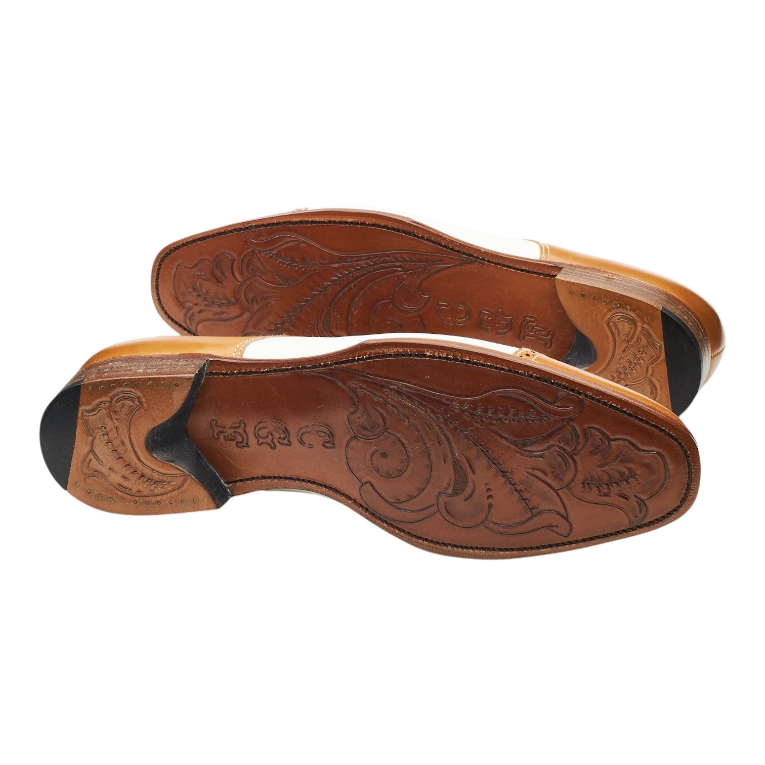 Alfred Sargent derby cuir marron blanc UK 9