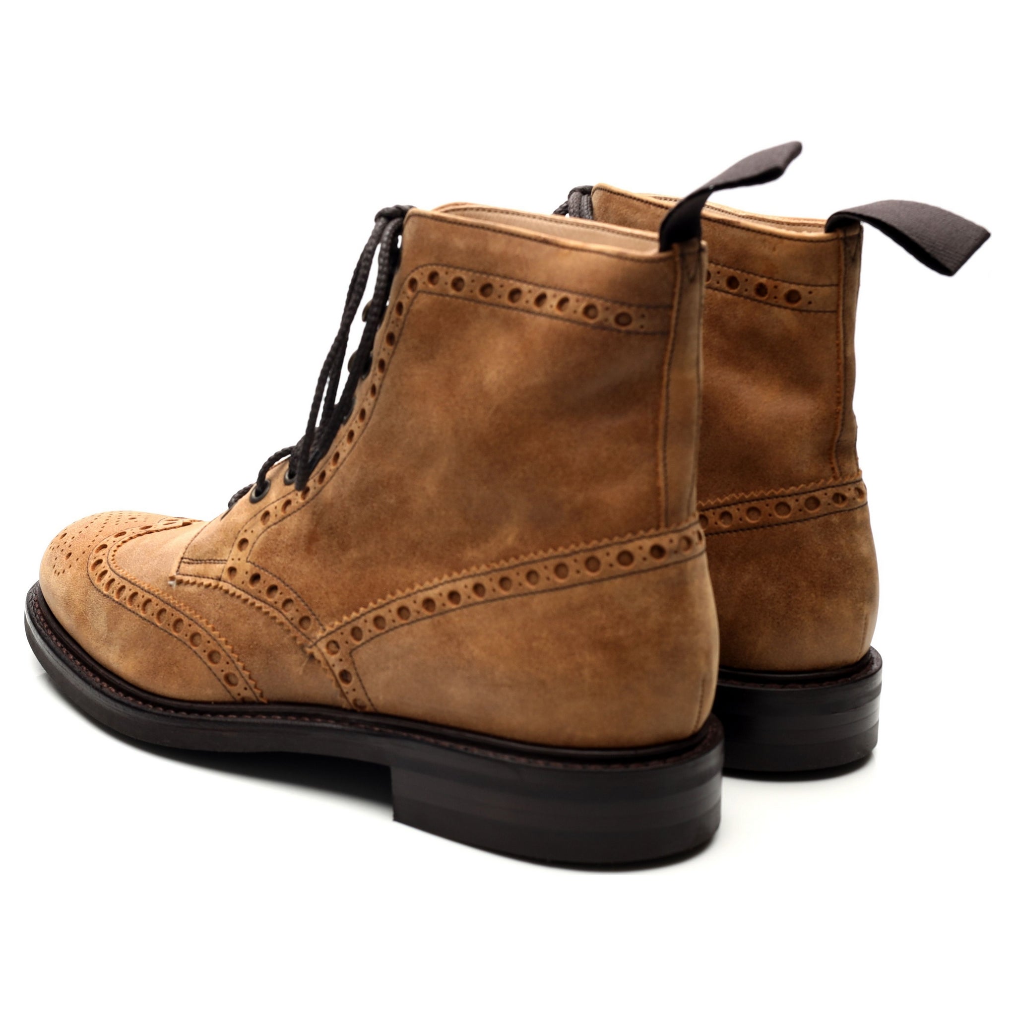 Cheaney Tweed bottines brogue daim sable 9.5