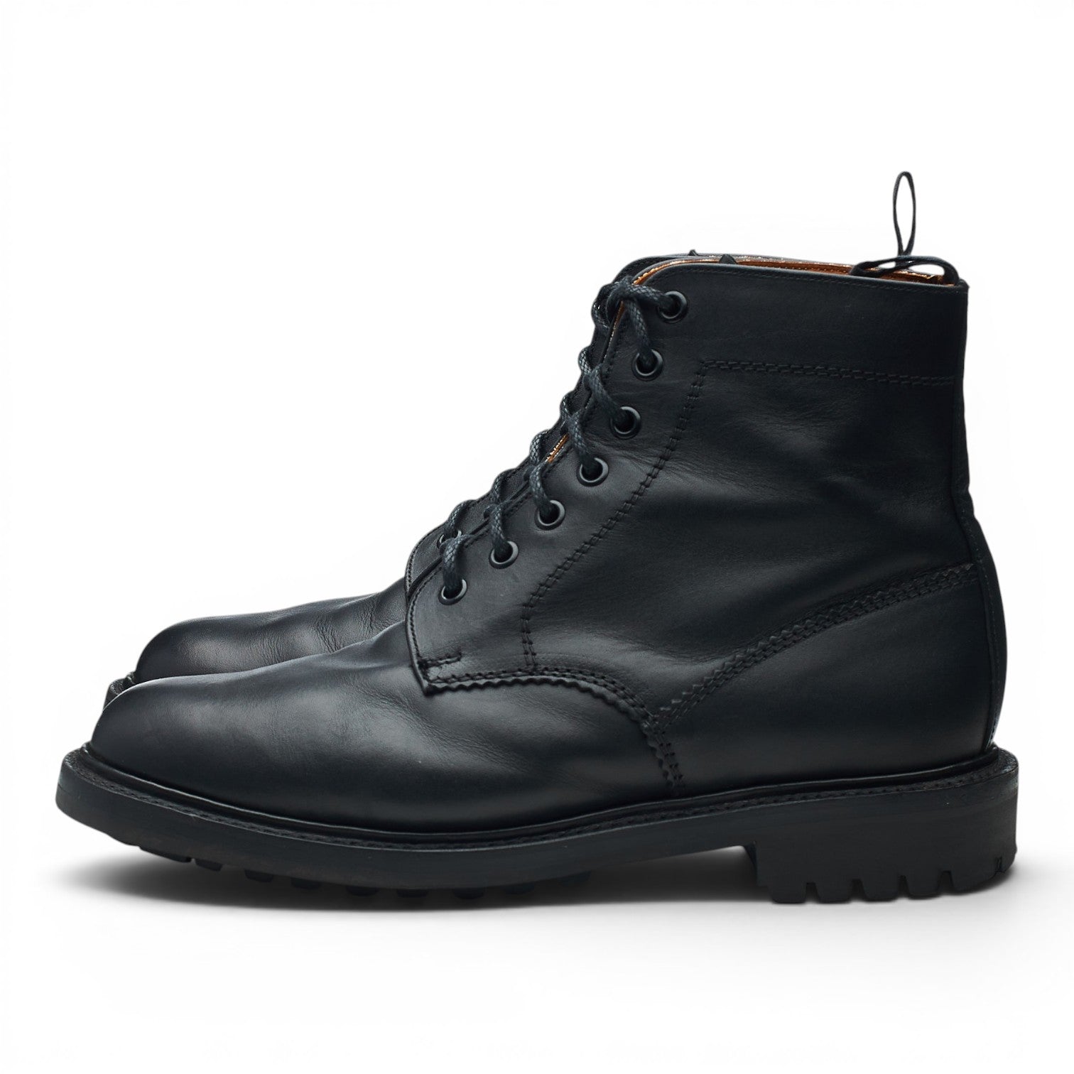 Sanders Kelso bottines cuir noir pointure UK 7.5