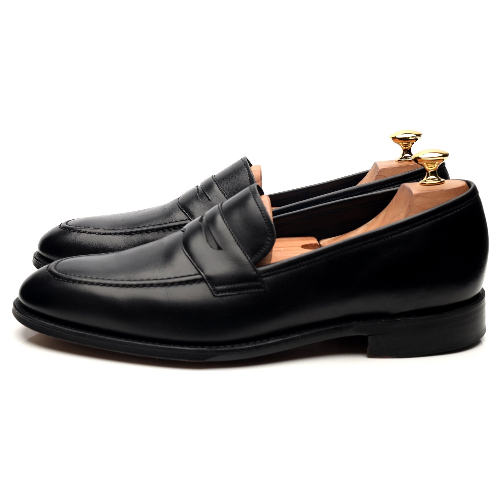 Loake 1880 Whitehall mocassins cuir noir pointure UK 10