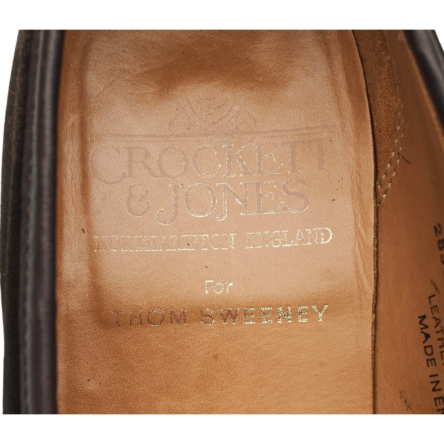 Crockett & Jones Boston mocassin suède marron UK 6.5