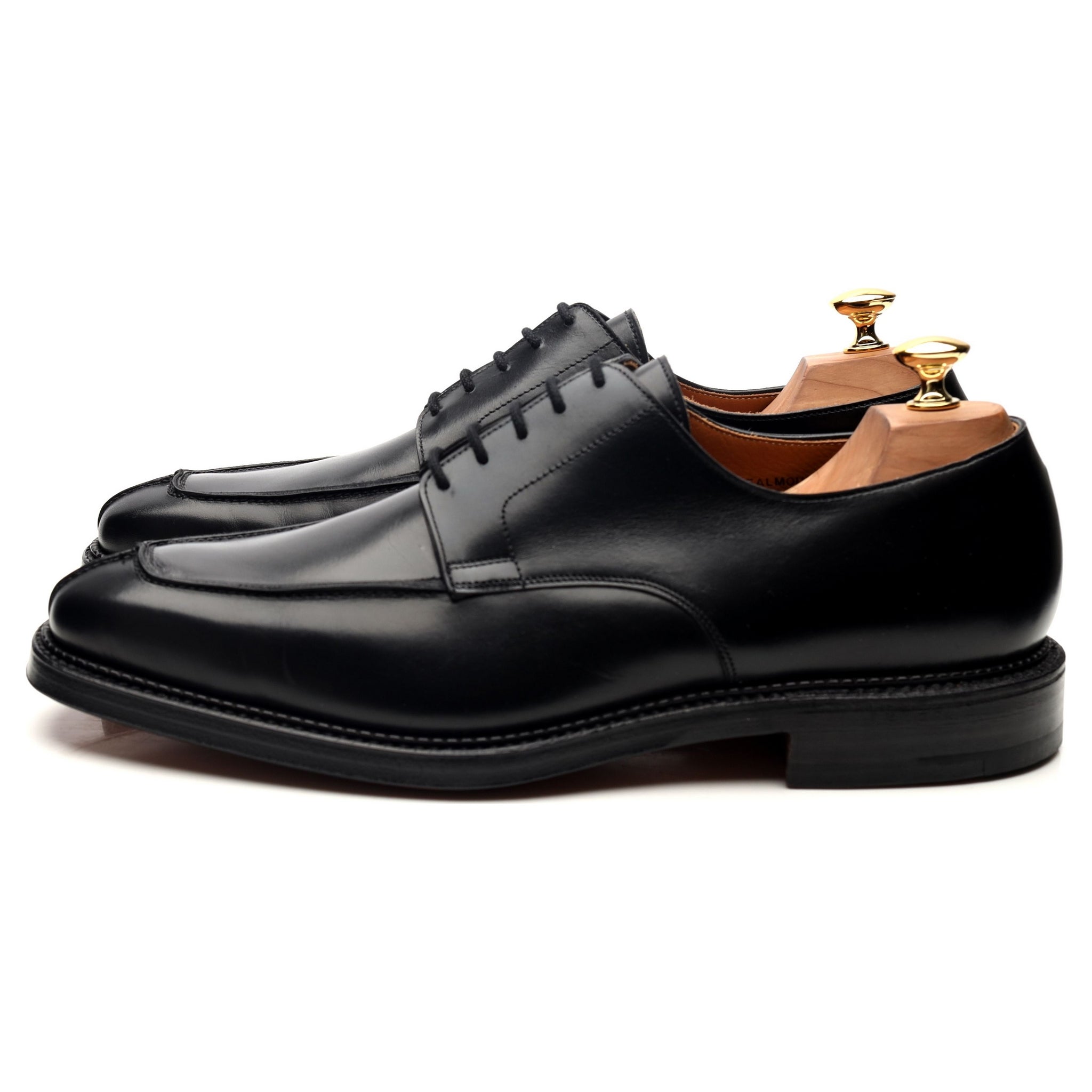 Crockett & Jones Falmouth derby cuir noir pointure UK 10,5