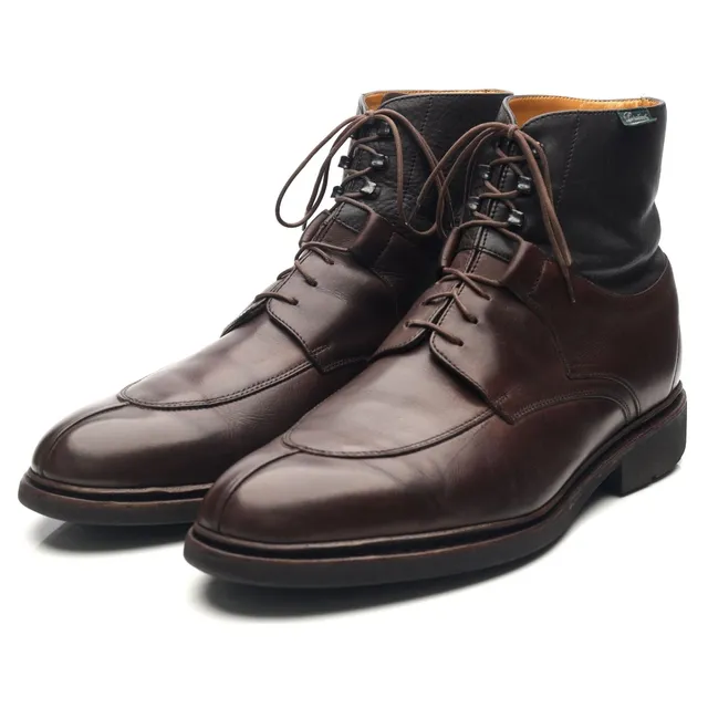 Paraboot Beaumont bottines cuir marron UK 9 semelle gomme