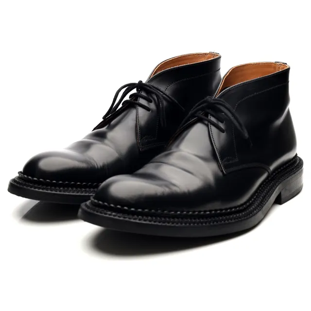 Grenson Triple Welt chukka boots cuir noir UK 8.5